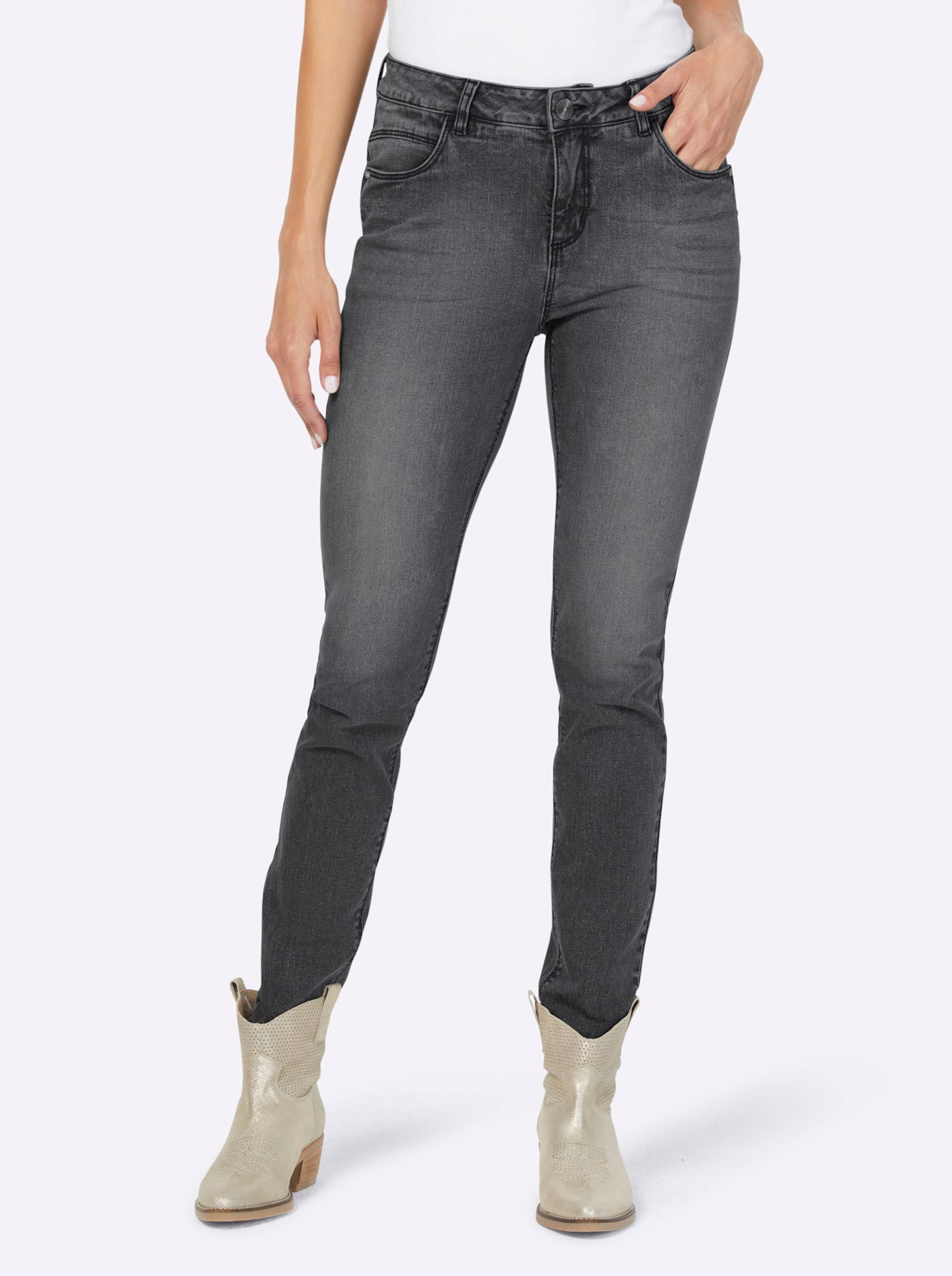 Jeans in grey-denim von heine