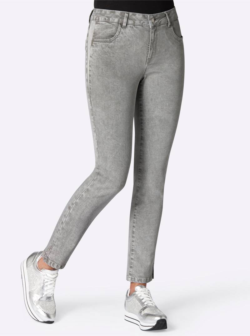 Stretch-Jeans in grey-denim von heine