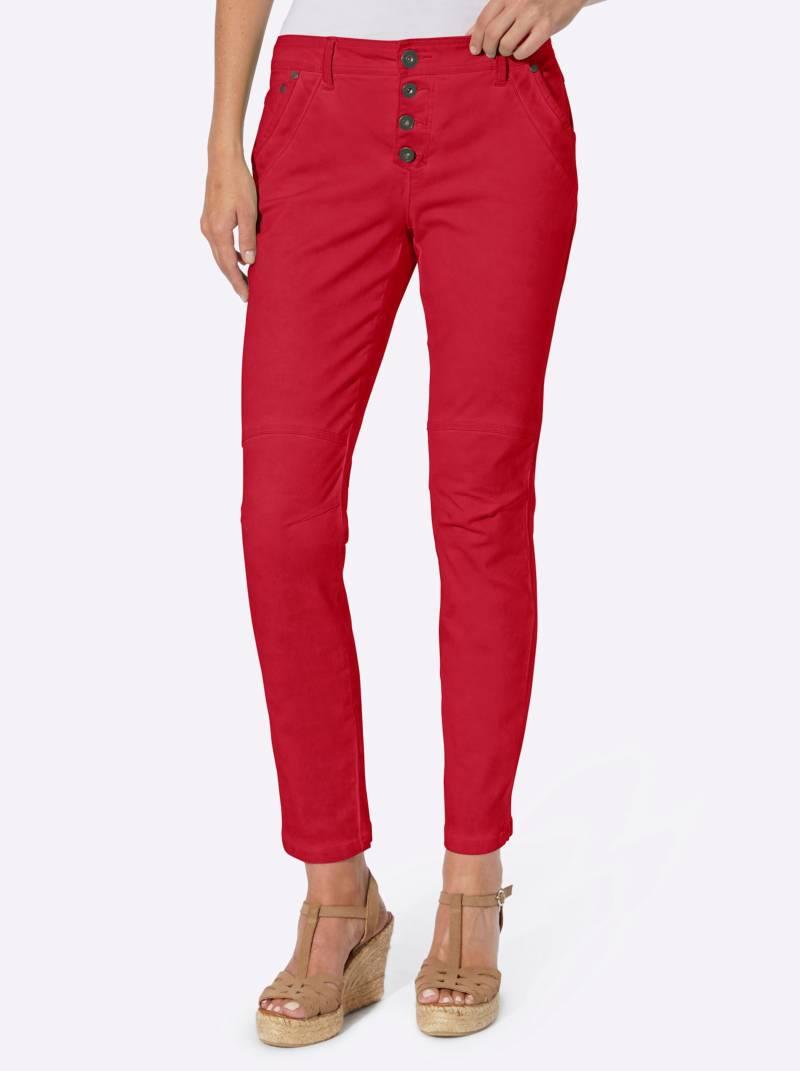 Jeans in rot von heine