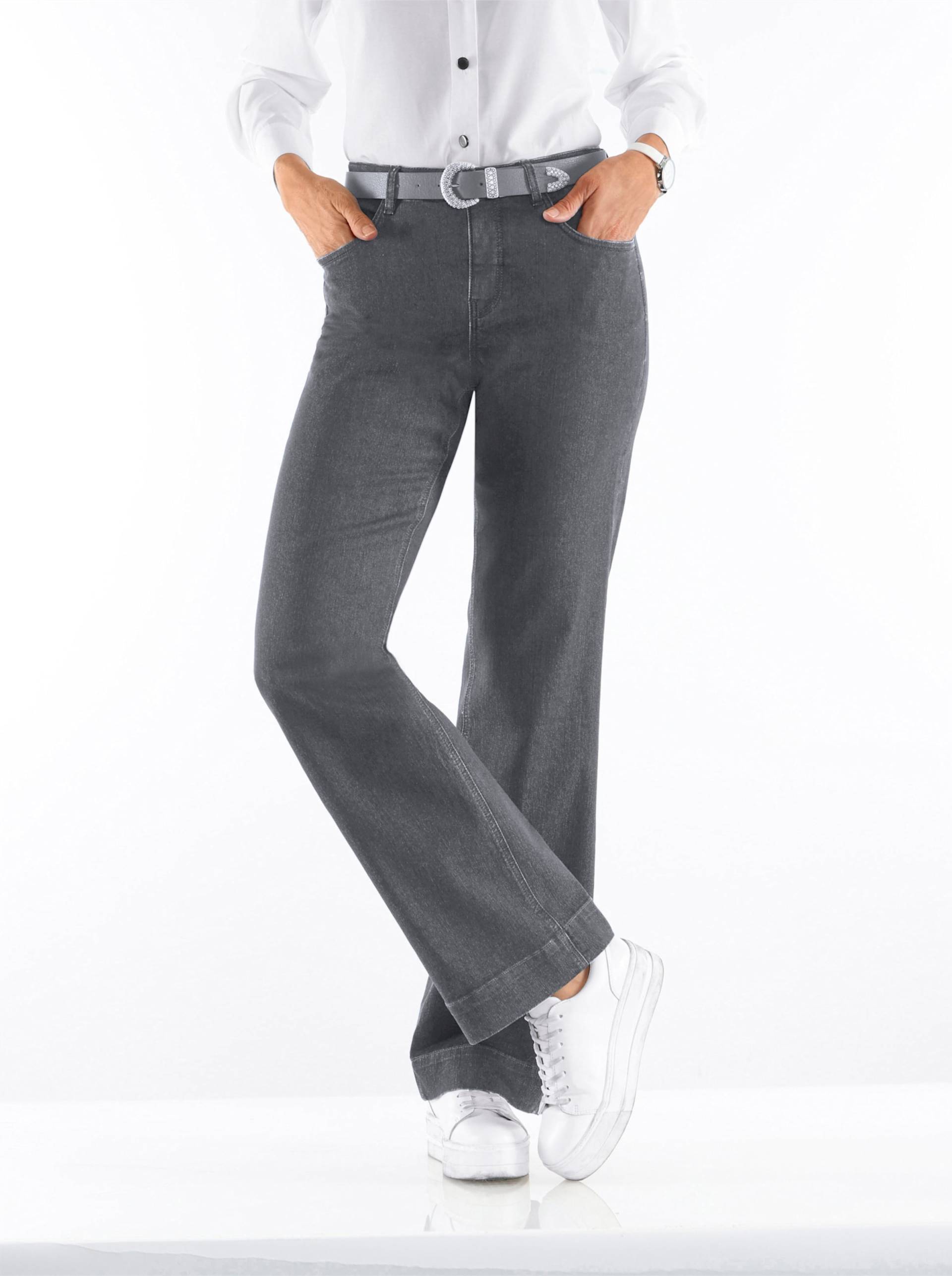 Jeans in stone-grey-denim von heine