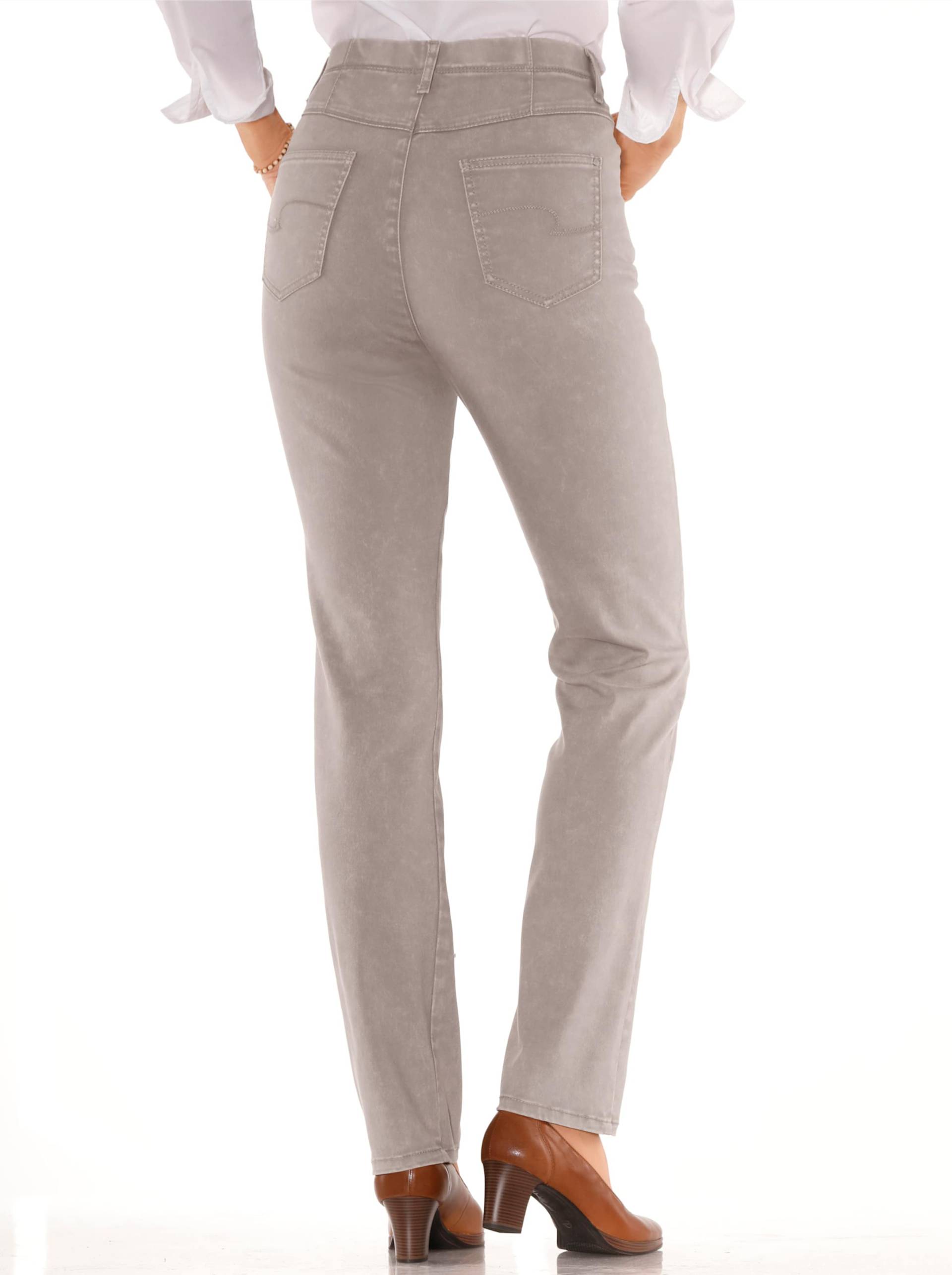 Jeans in taupe von heine