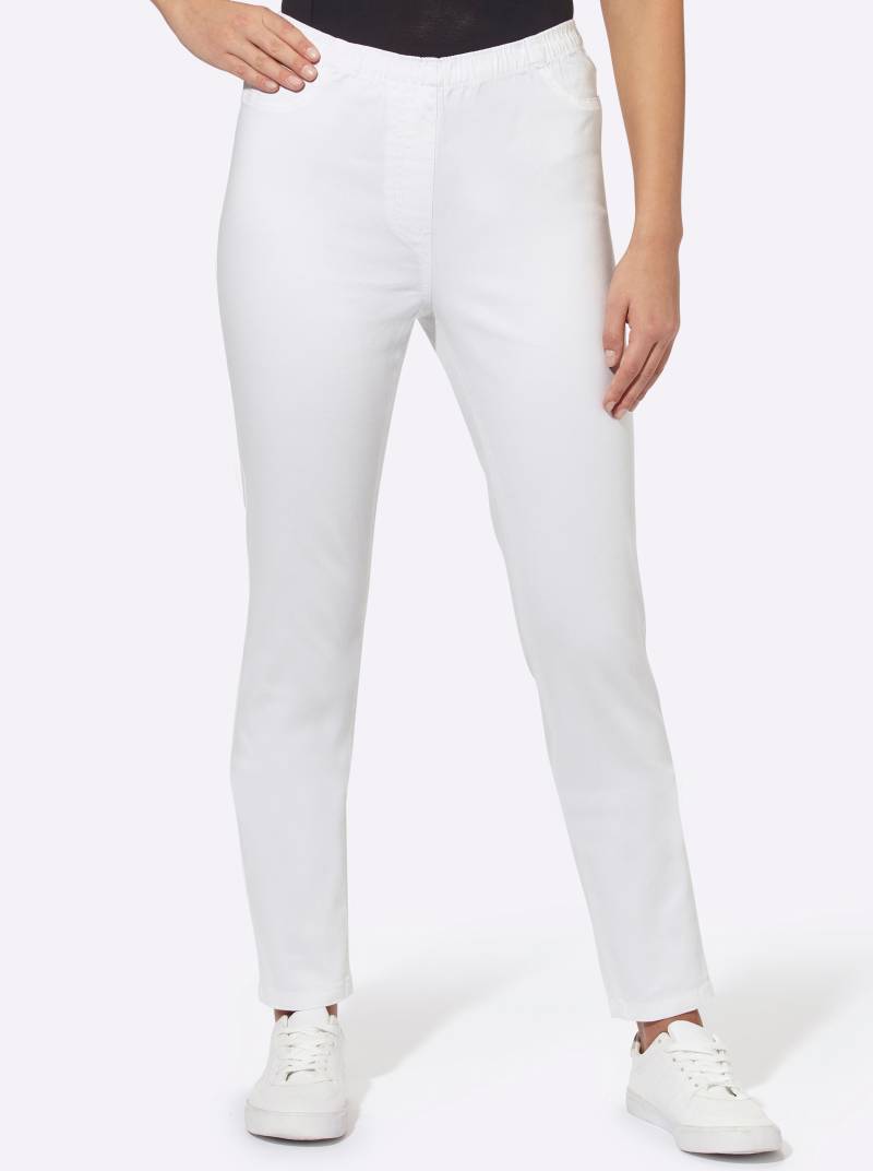 Jeggings in weiss von heine