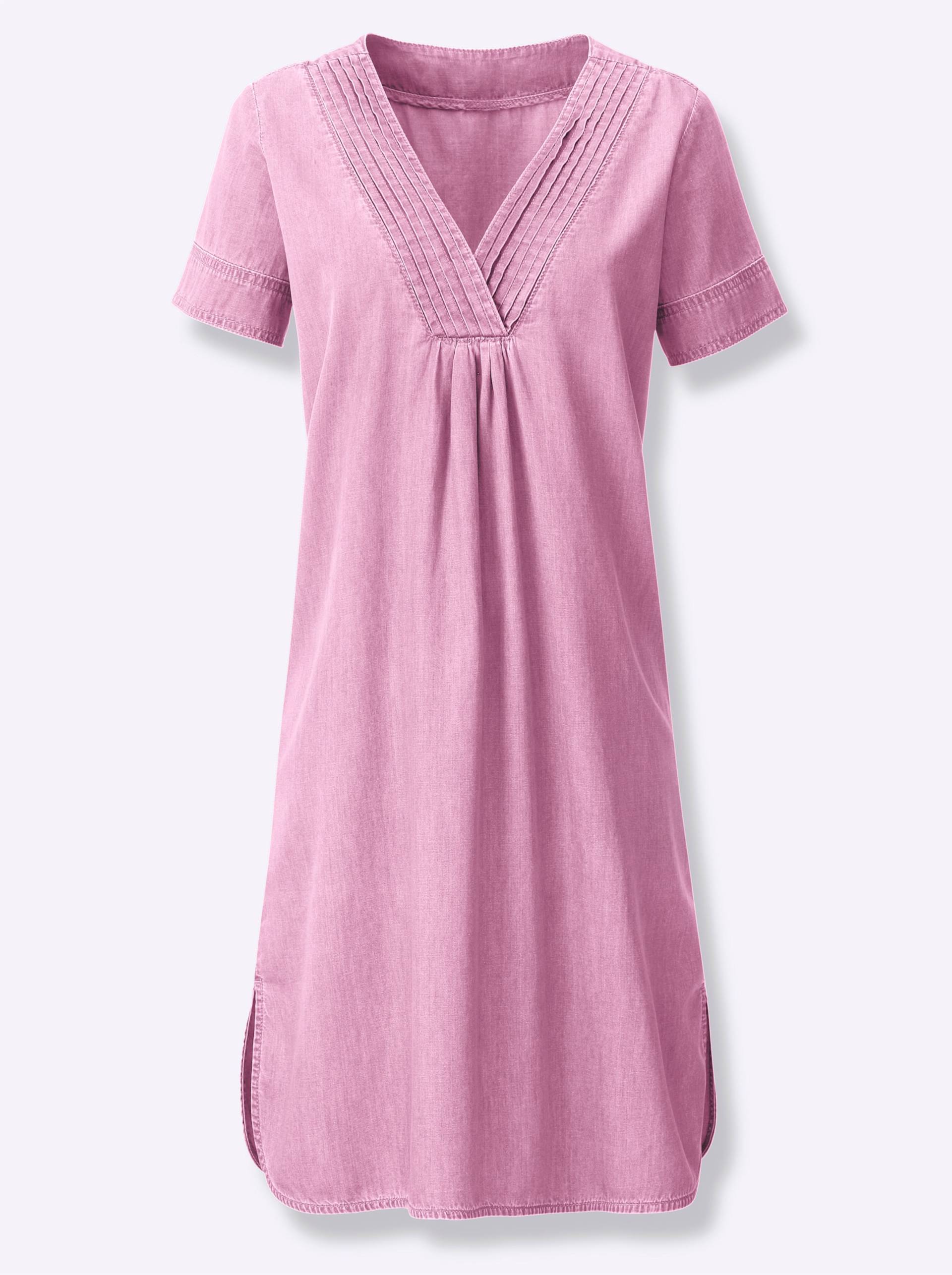 Jeanskleid in rosé von heine