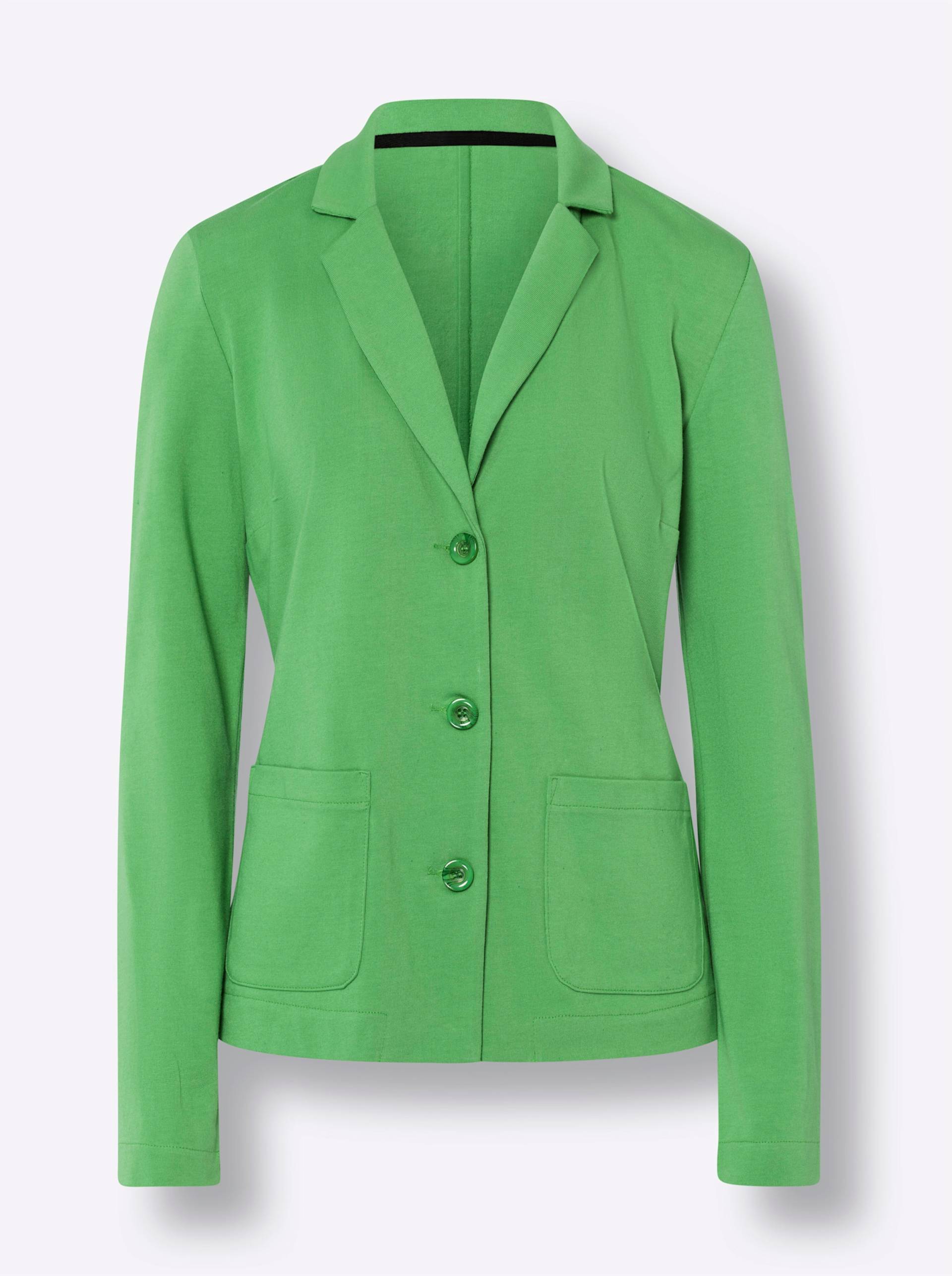 Jersey-Blazer in apfel von heine