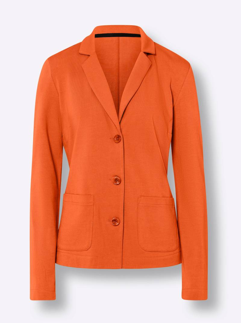 Jersey-Blazer in orange von heine