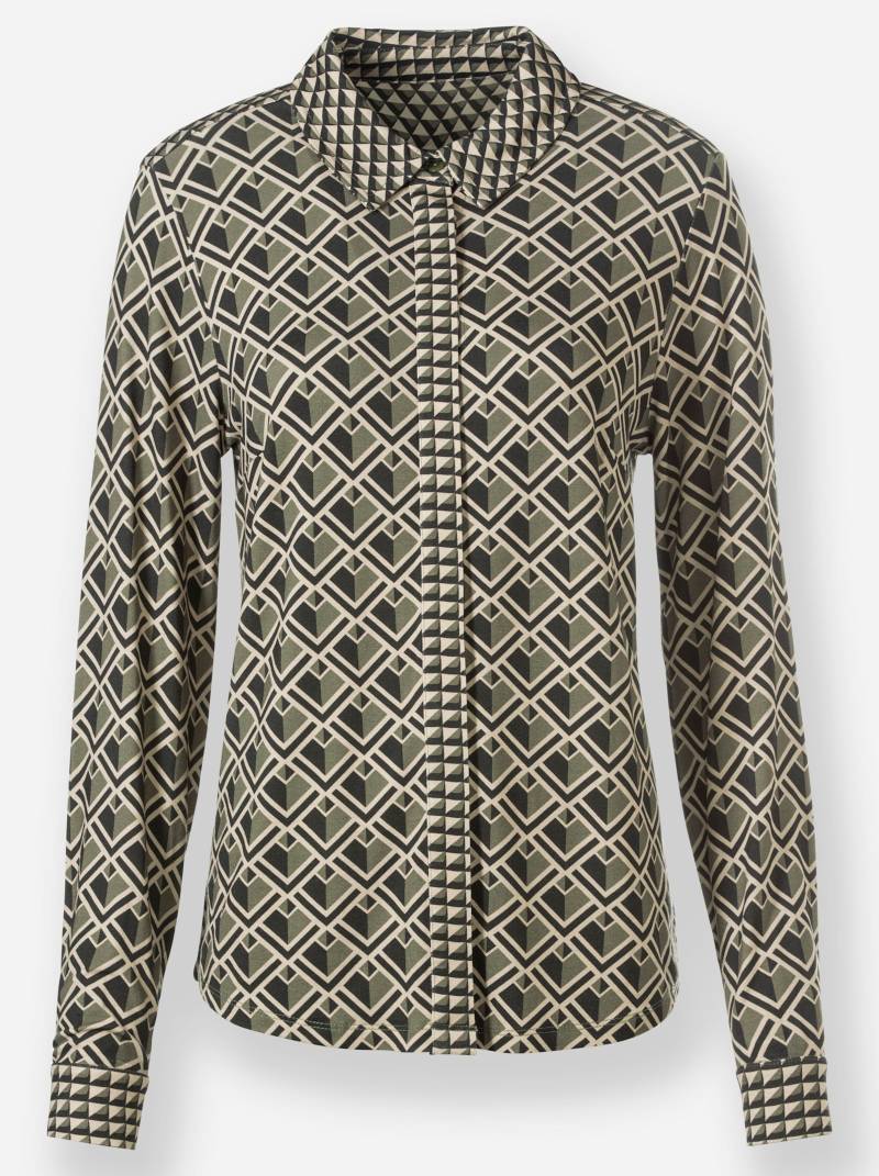 Jersey-Bluse