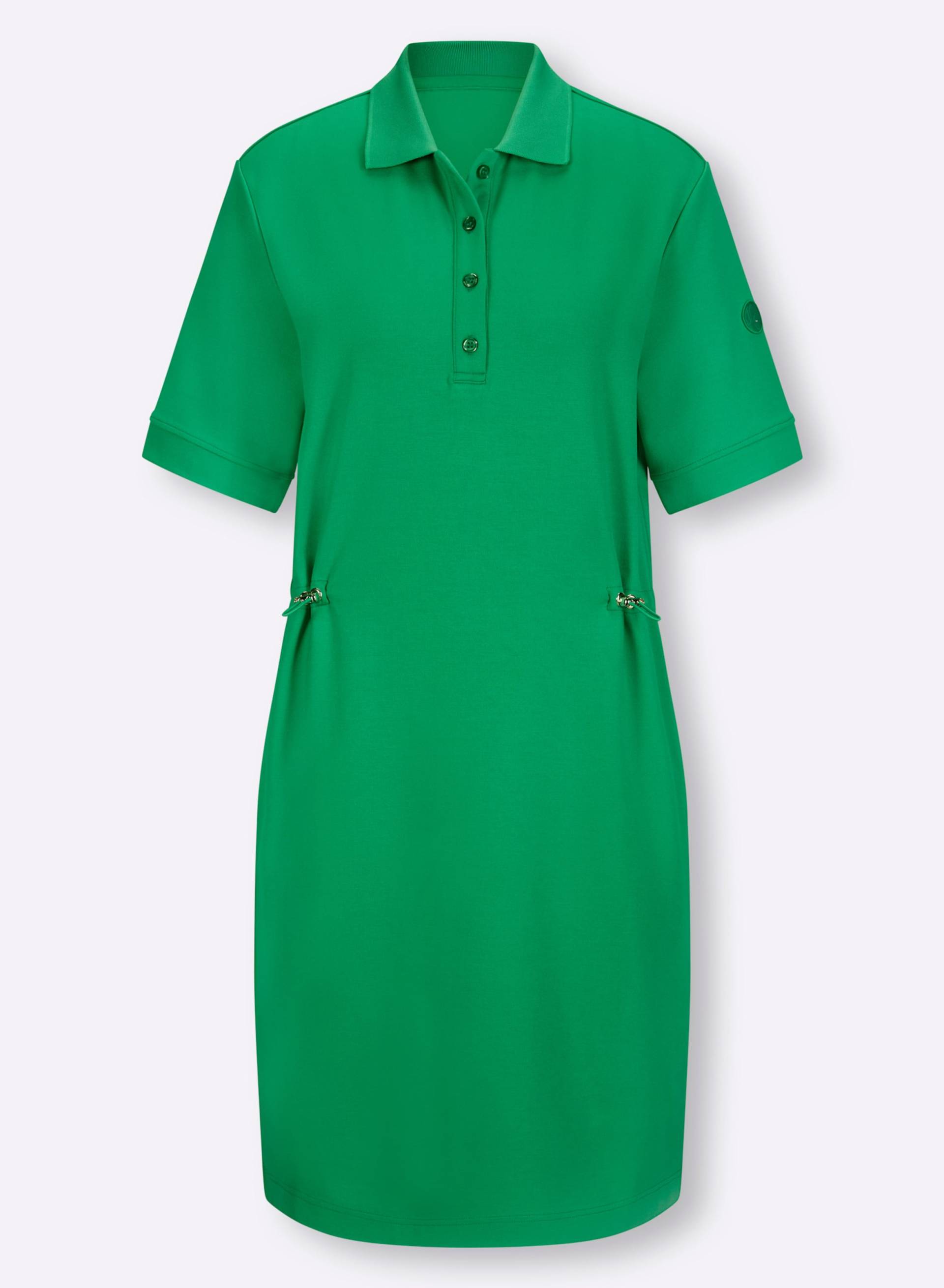 Jersey-Kleid in grasgrün von heine