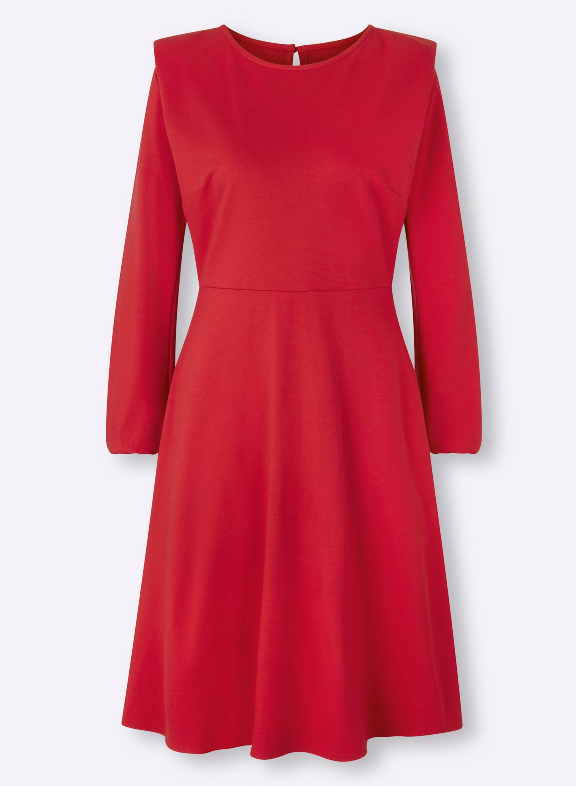 Jersey-Kleid in rot von heine