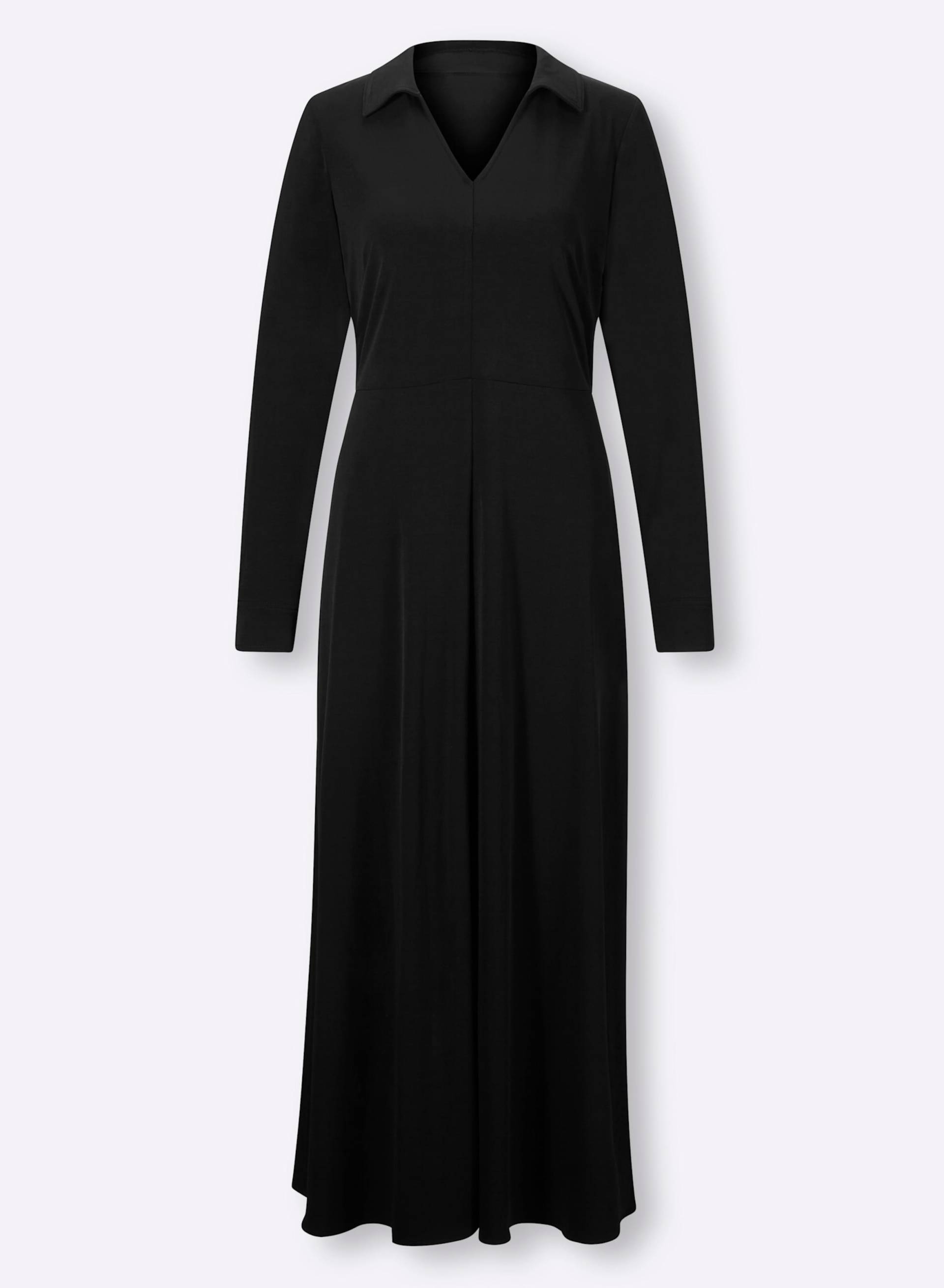 Jersey-Kleid in schwarz von heine