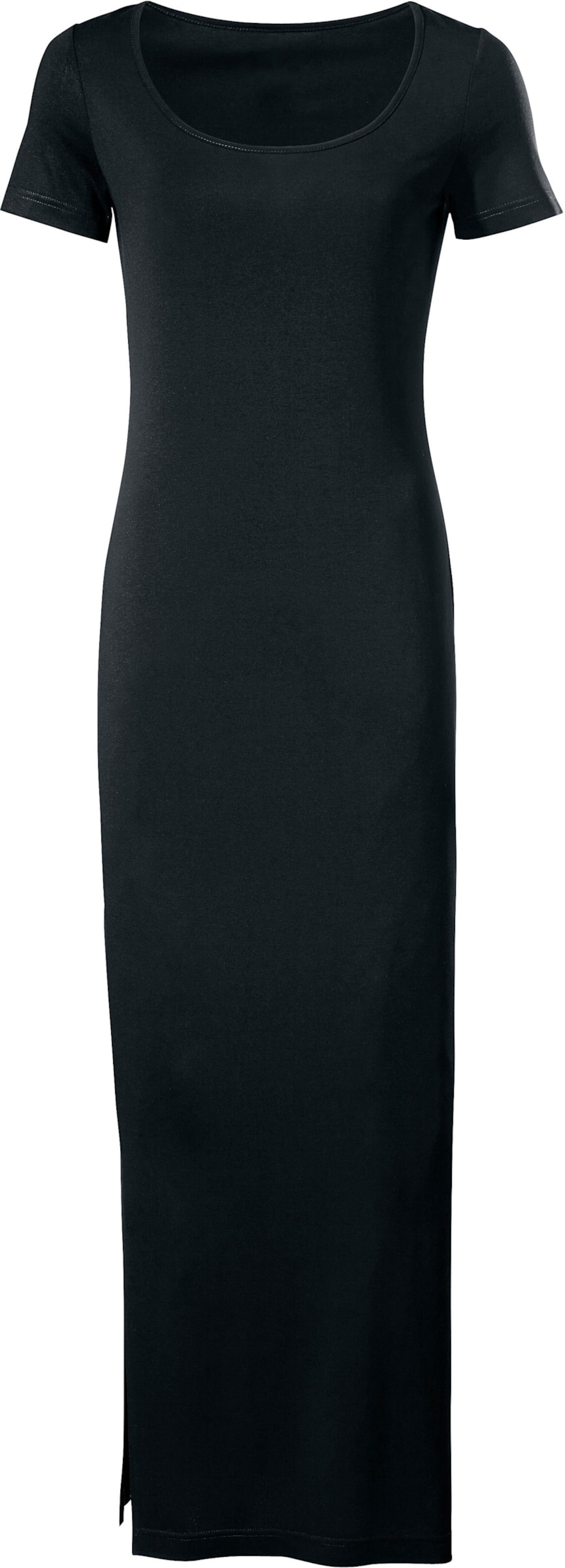 Jersey-Kleid in schwarz von heine