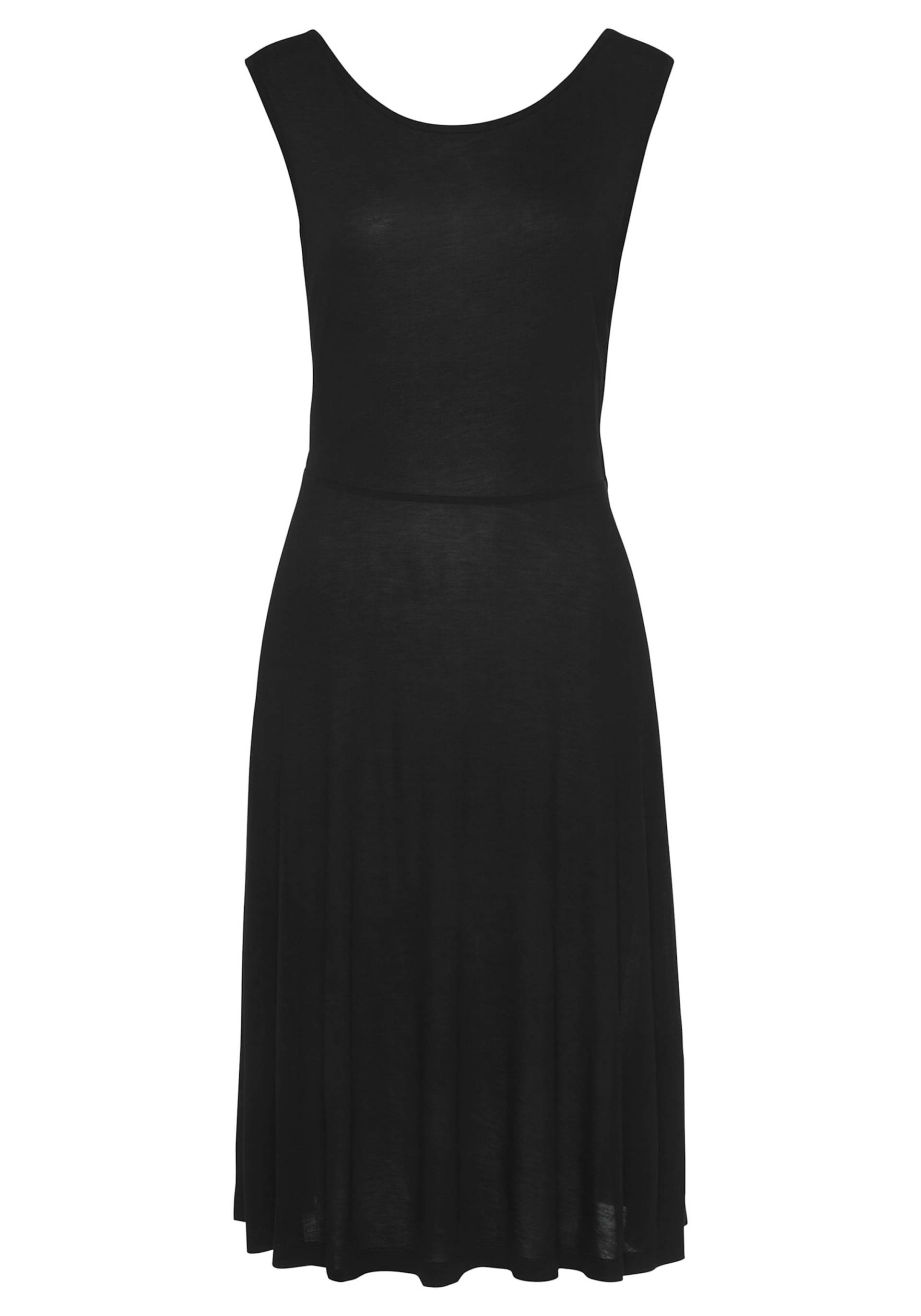 Jerseykleid in schwarz von LASCANA