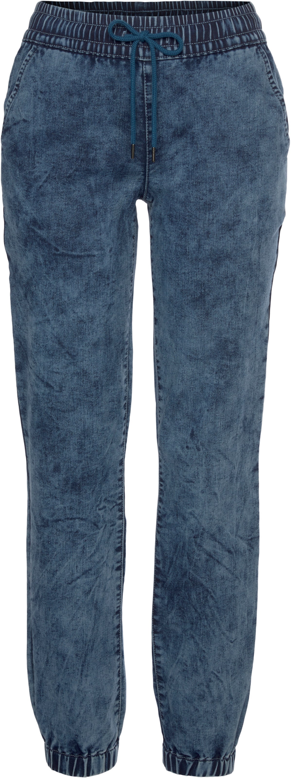 Jogger Pants in dunkelblau-moonwashed von H.I.S