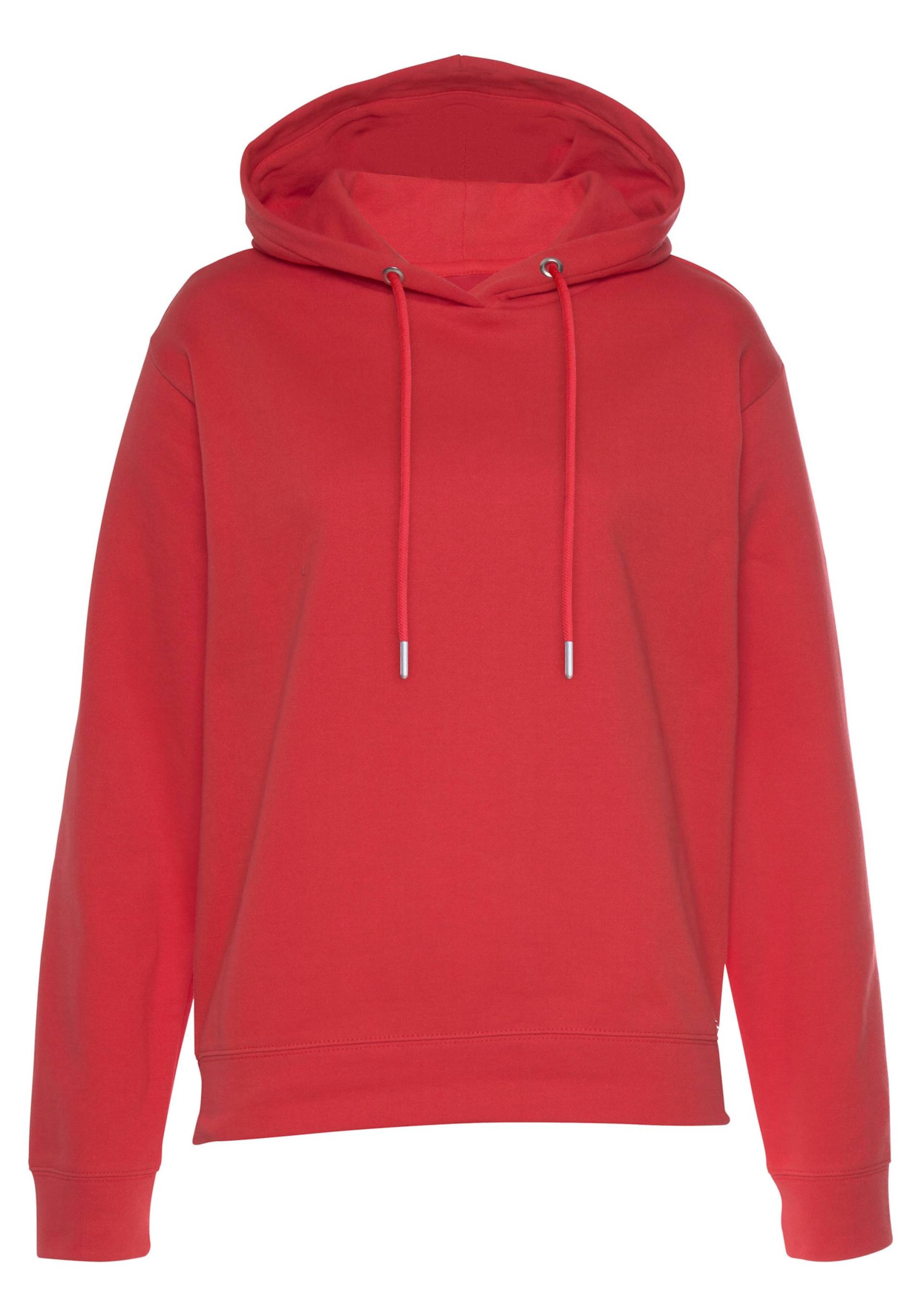 Kapuzensweatshirt in rot von H.I.S