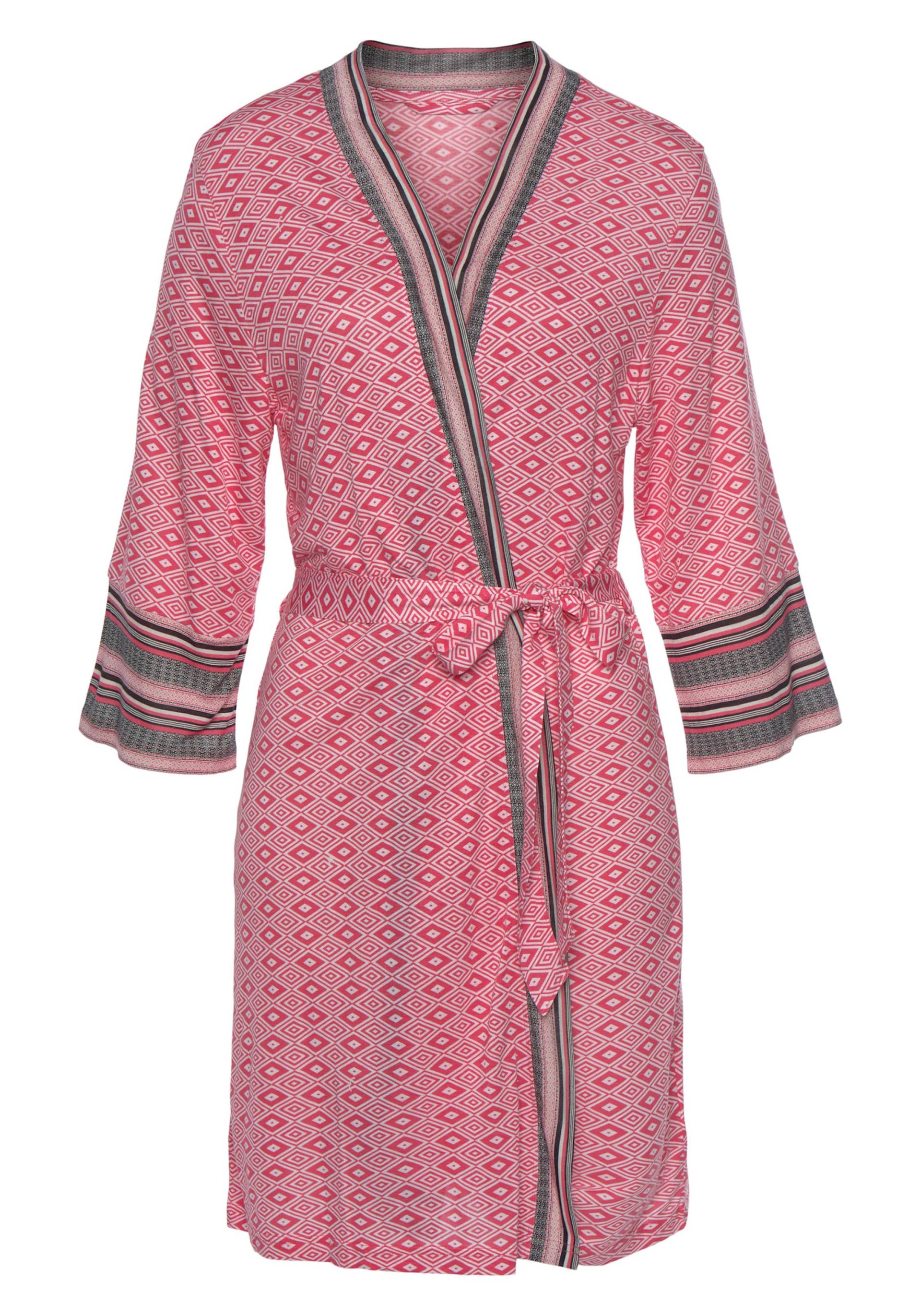 Kimono in pink gemustert von Vivance Dreams