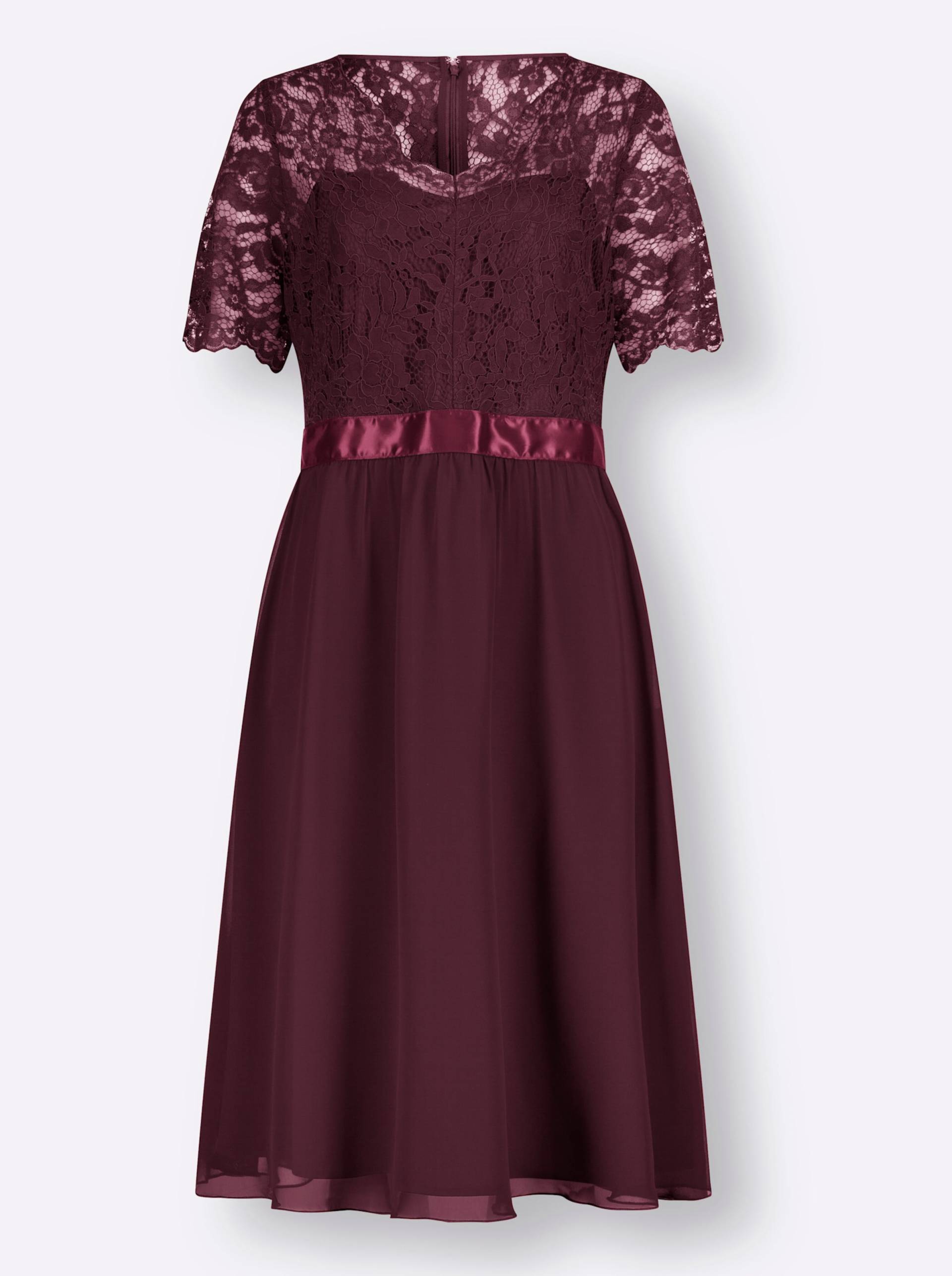 Kleid in burgund von heine