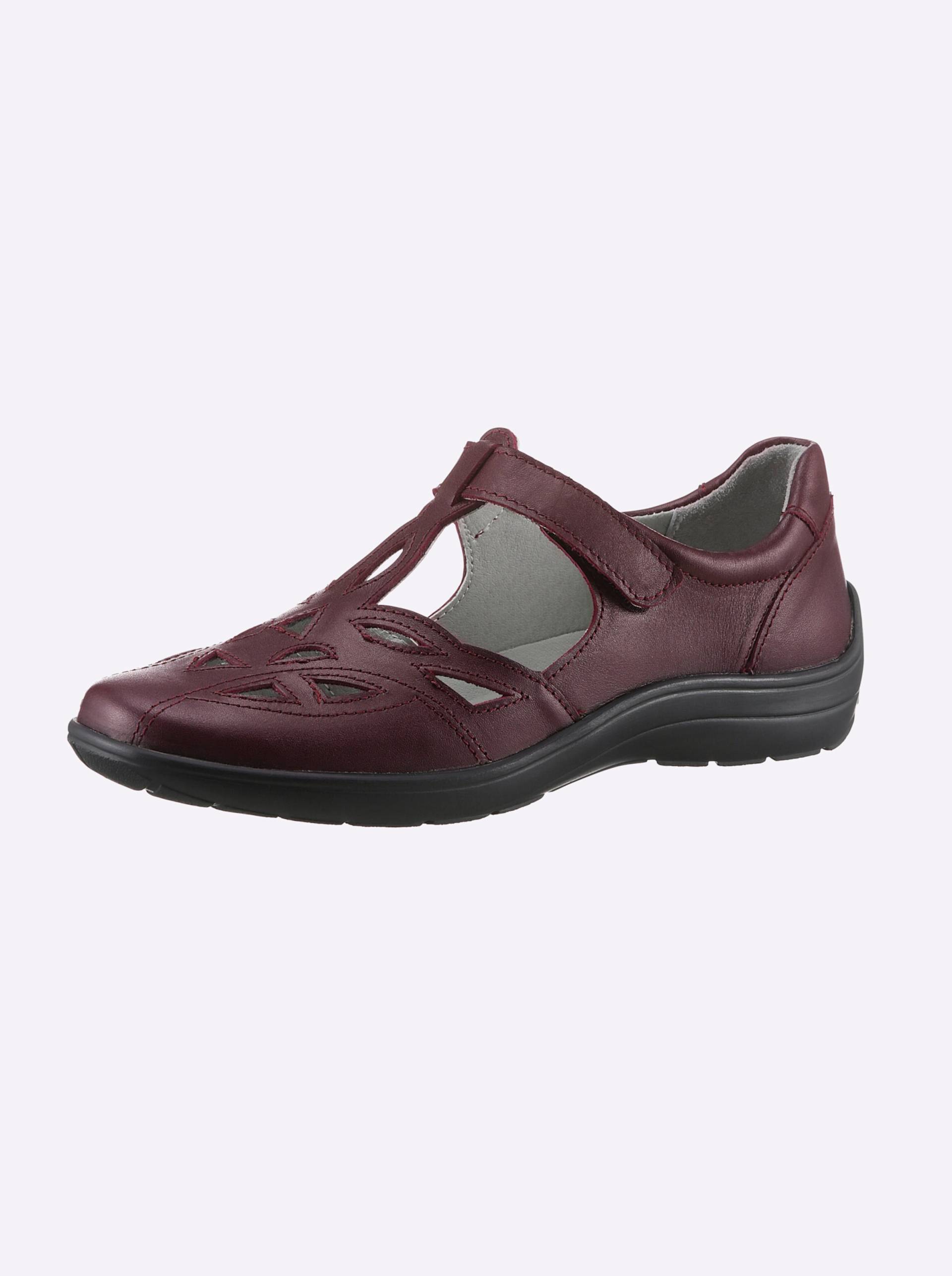 Klettschuh in bordeaux von airsoft comfort+