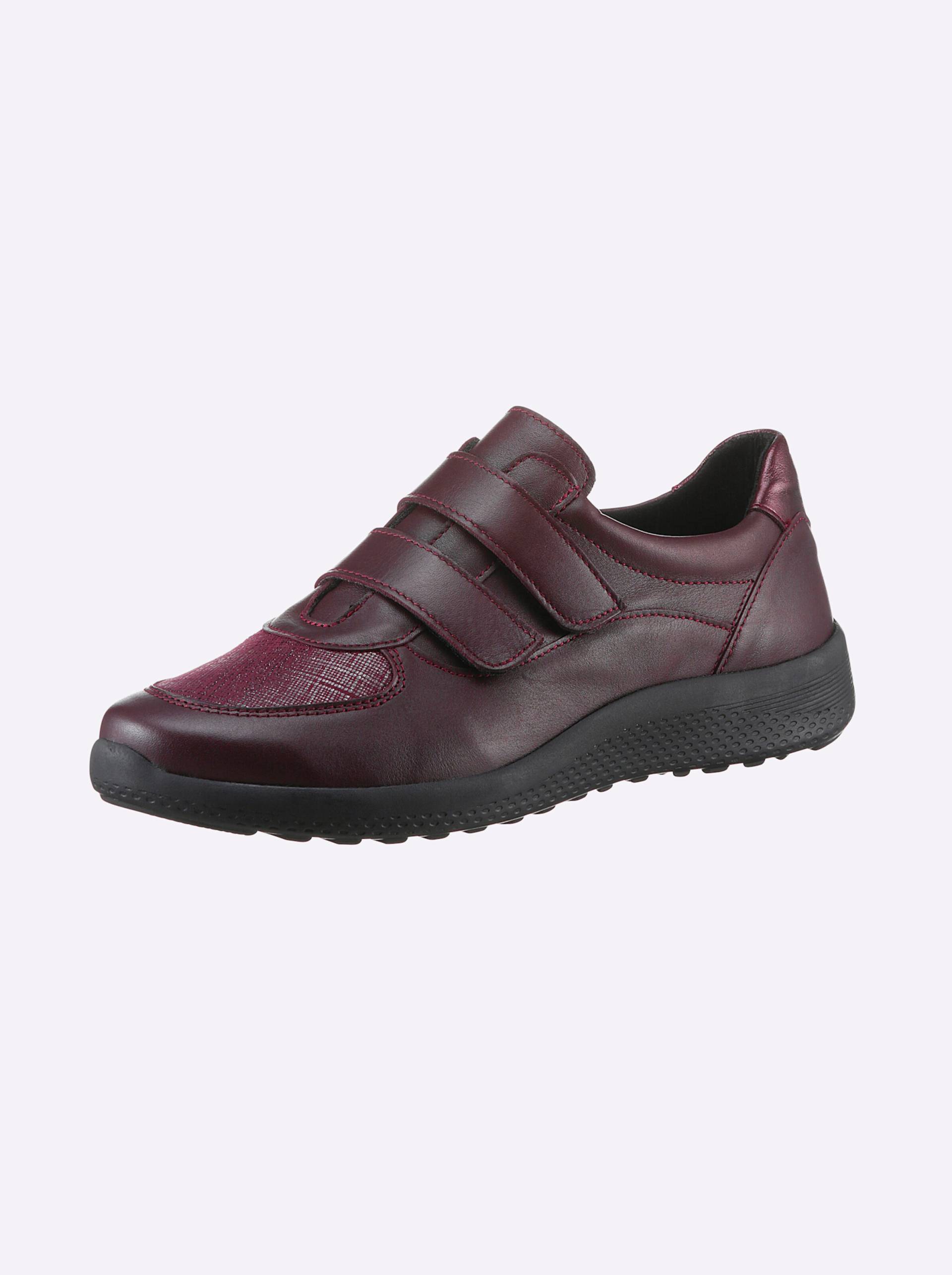 Klettschuh in bordeaux von airsoft comfort+