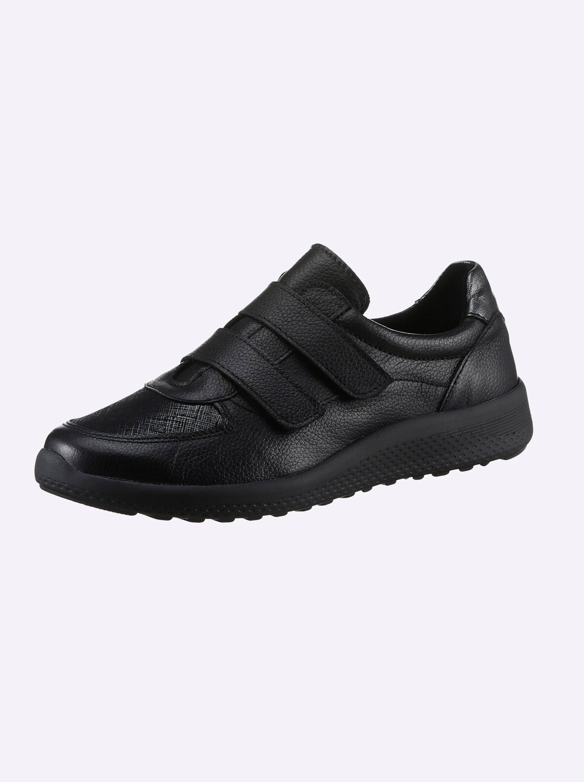 Klettschuh in schwarz von airsoft comfort+