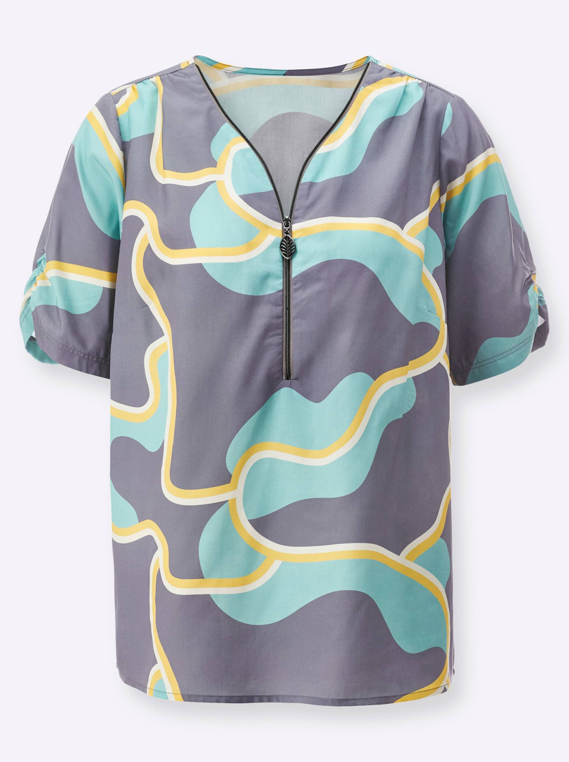 Kurzarm-Bluse Kurzarm-Bluse