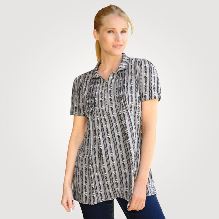 Kurzarm Edelweissbluse von Kowi
