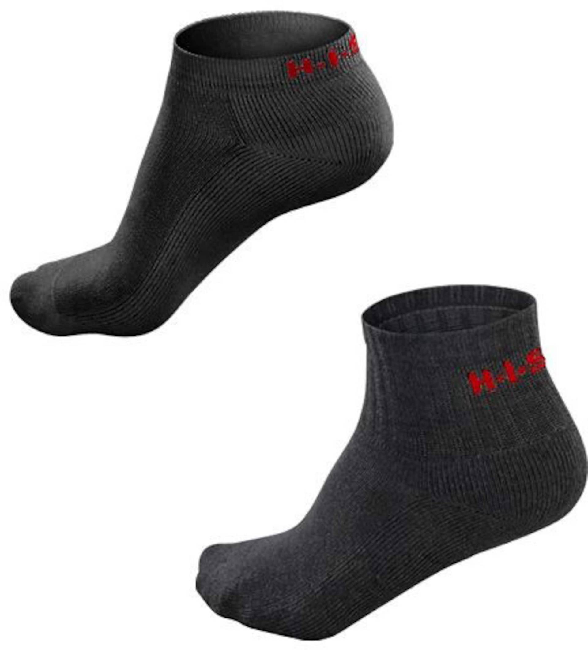 Kurzsocken in schwarz von H.I.S