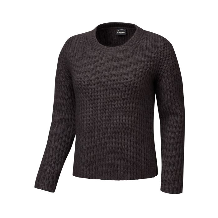 Kuschelig warmer Damen Pullover, schwarz, XS von Artime