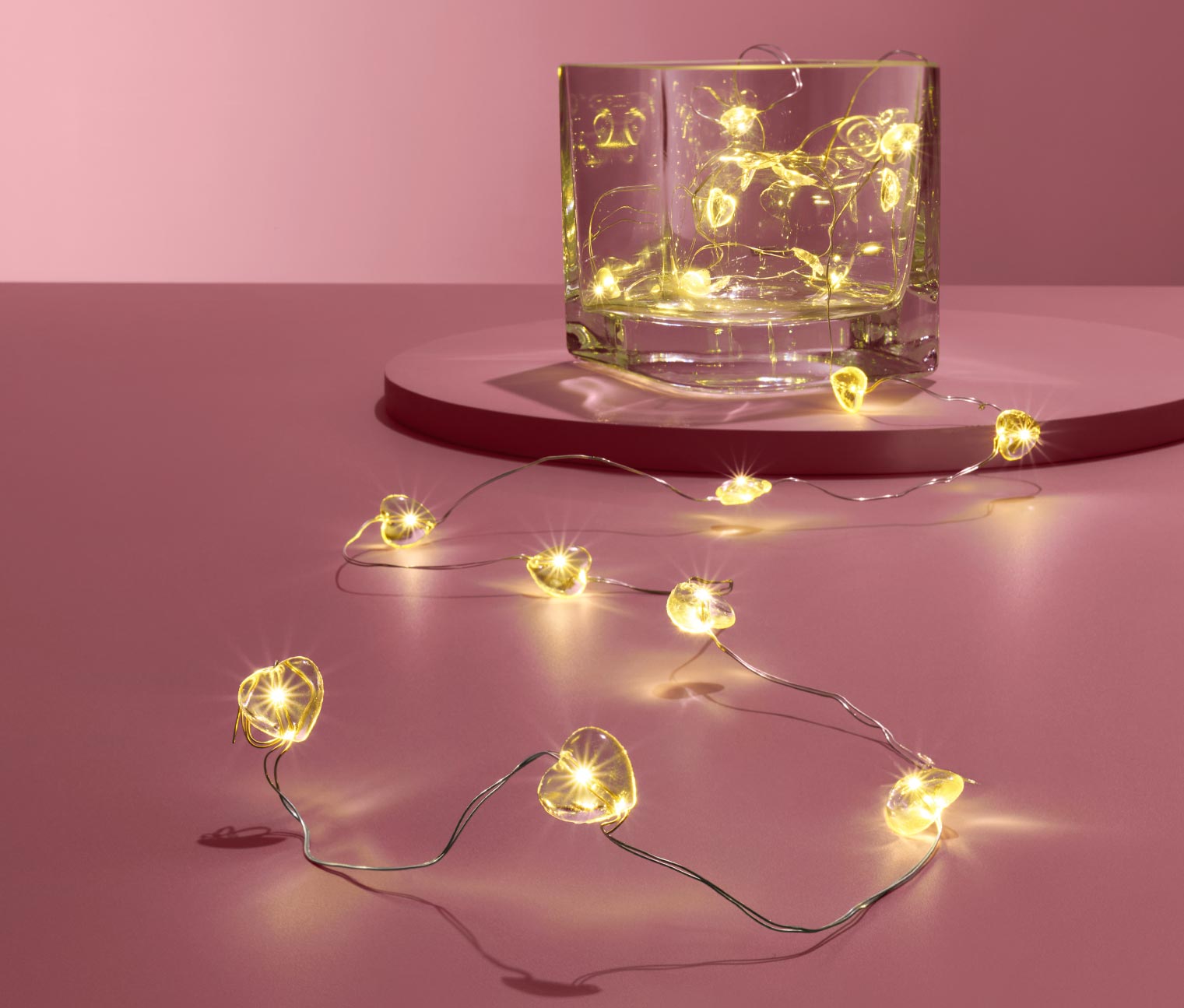 LED-Micro-Lichterkette, Herzchen LED-Micro-Lichterkette, Herzchen