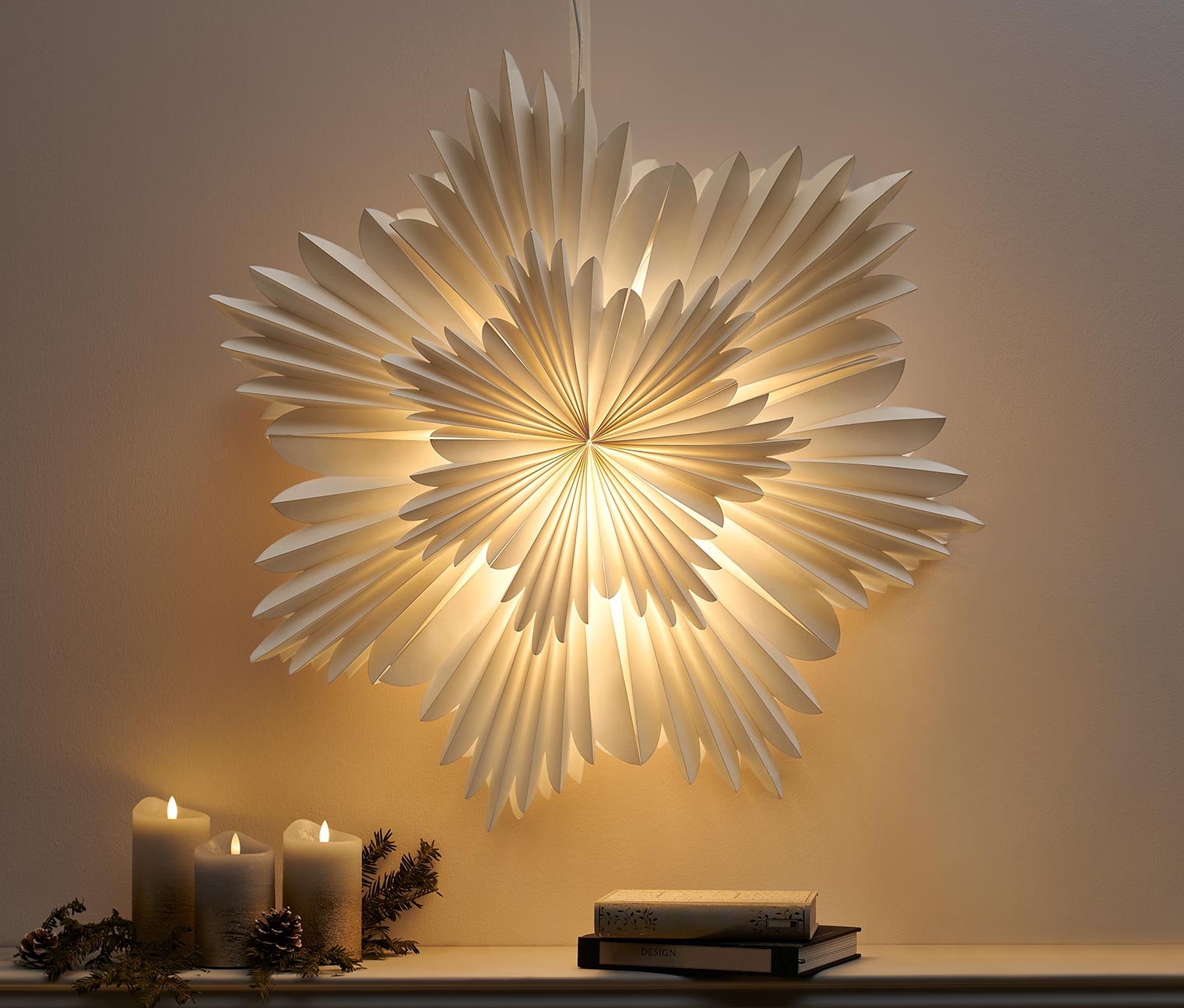 LED-Papierstern, XL LED-Papierstern, XL