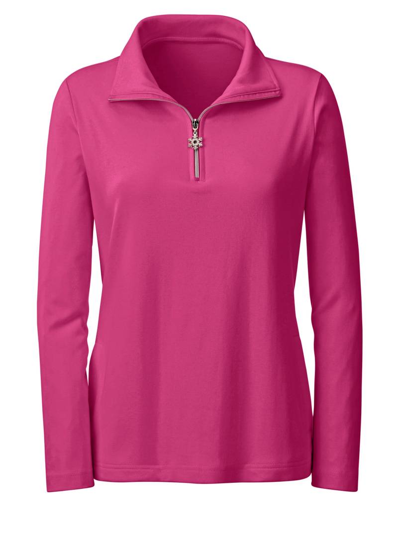 Langarmshirt in fuchsia von heine