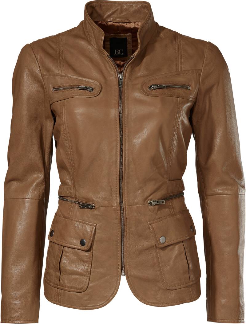 Leder-Jacke in cognac von heine