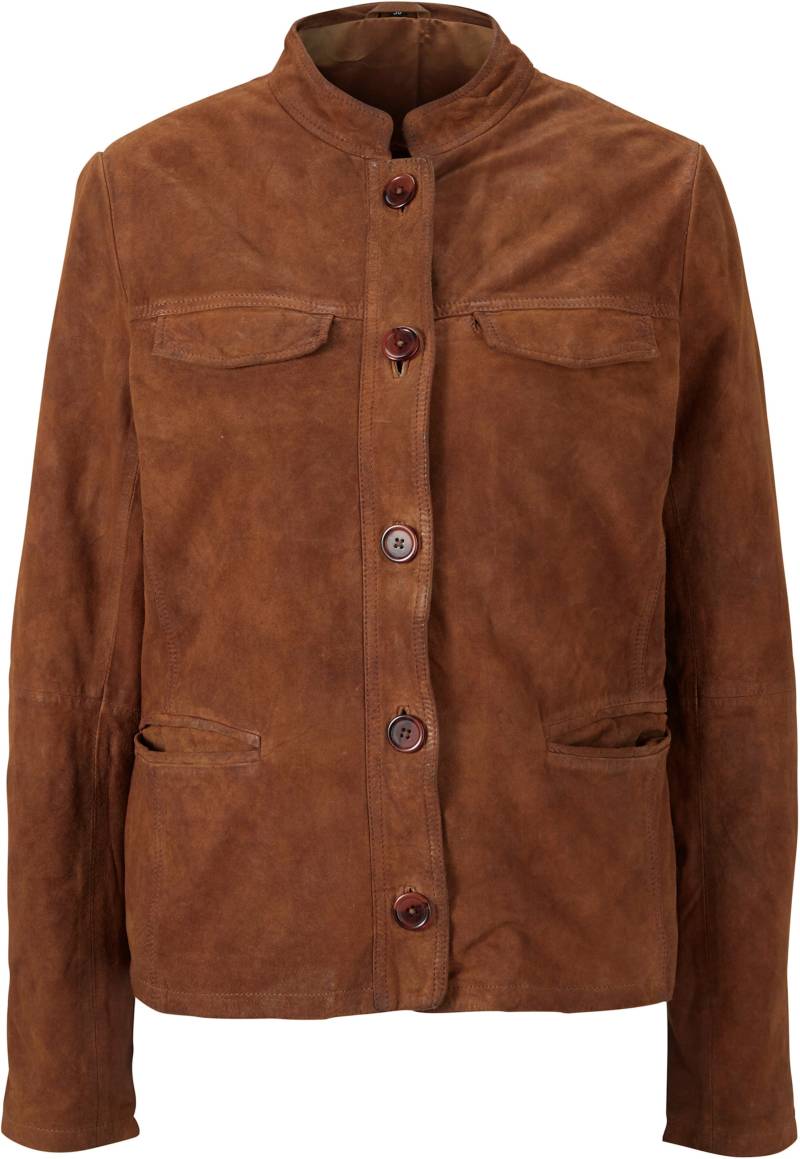 Leder-Jacke in cognac von heine