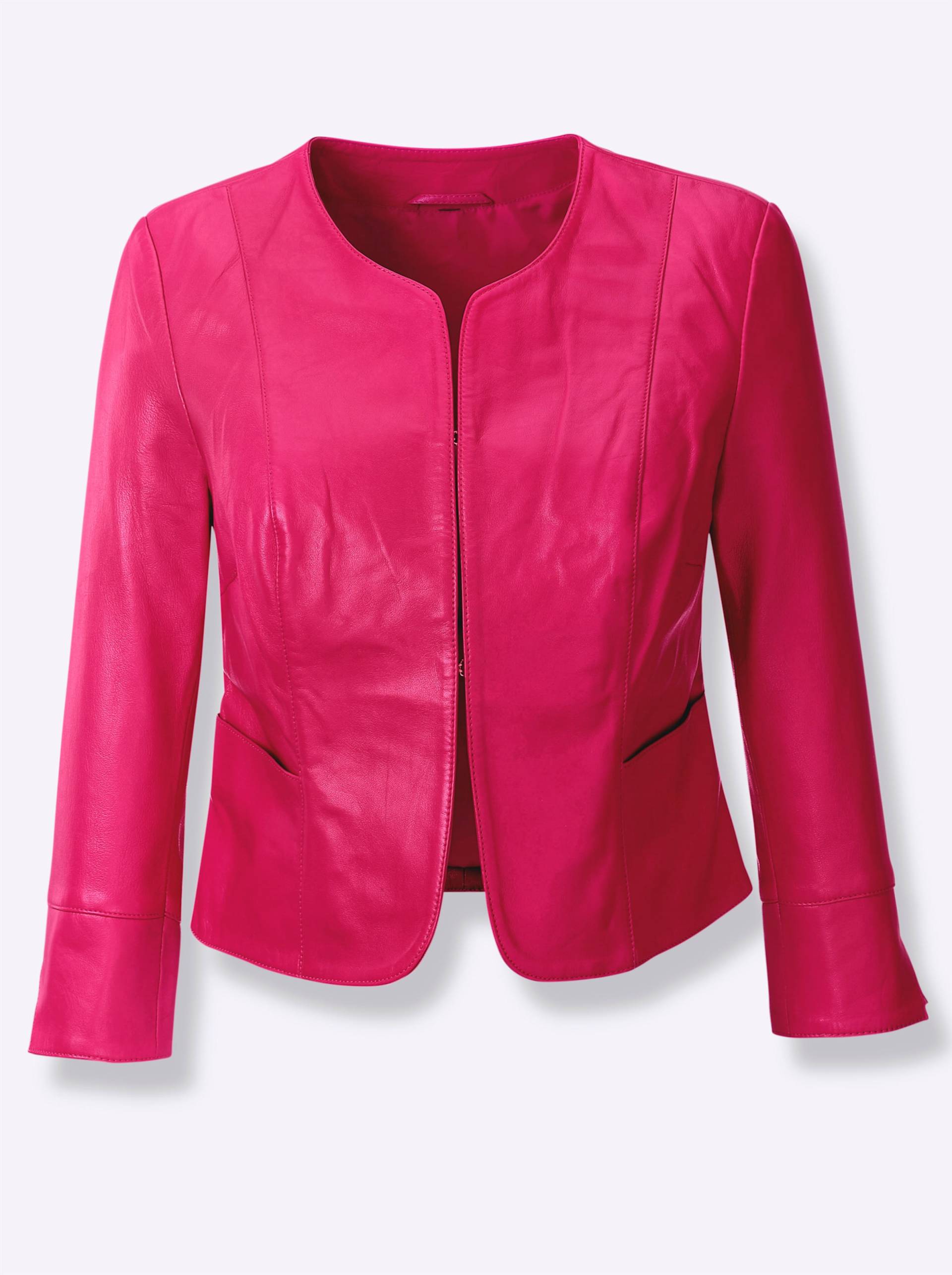 Leder-Jacke in pink von heine