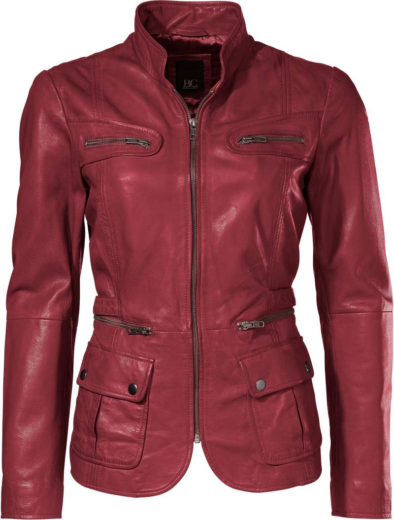 Leder-Jacke in rot von heine