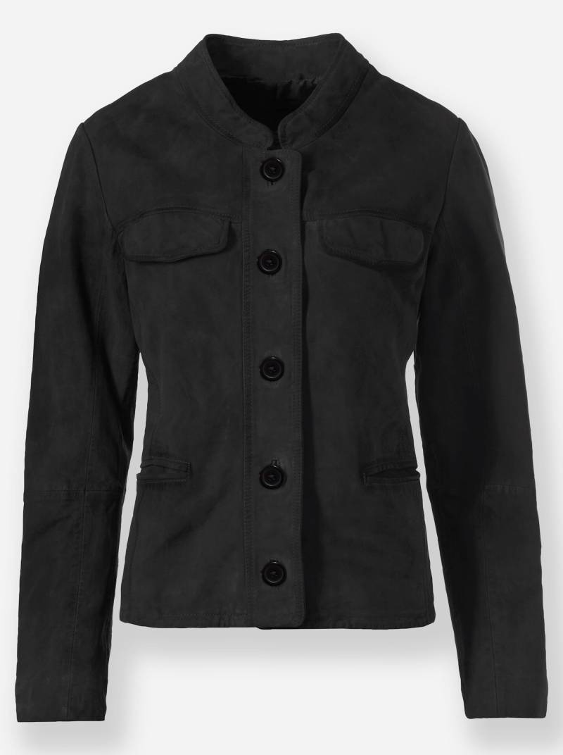 Leder-Jacke in schwarz von heine
