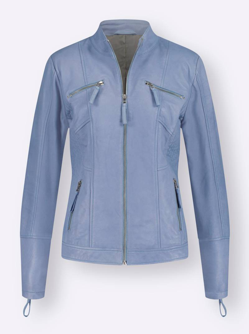 Lederjacke in bleu von heine