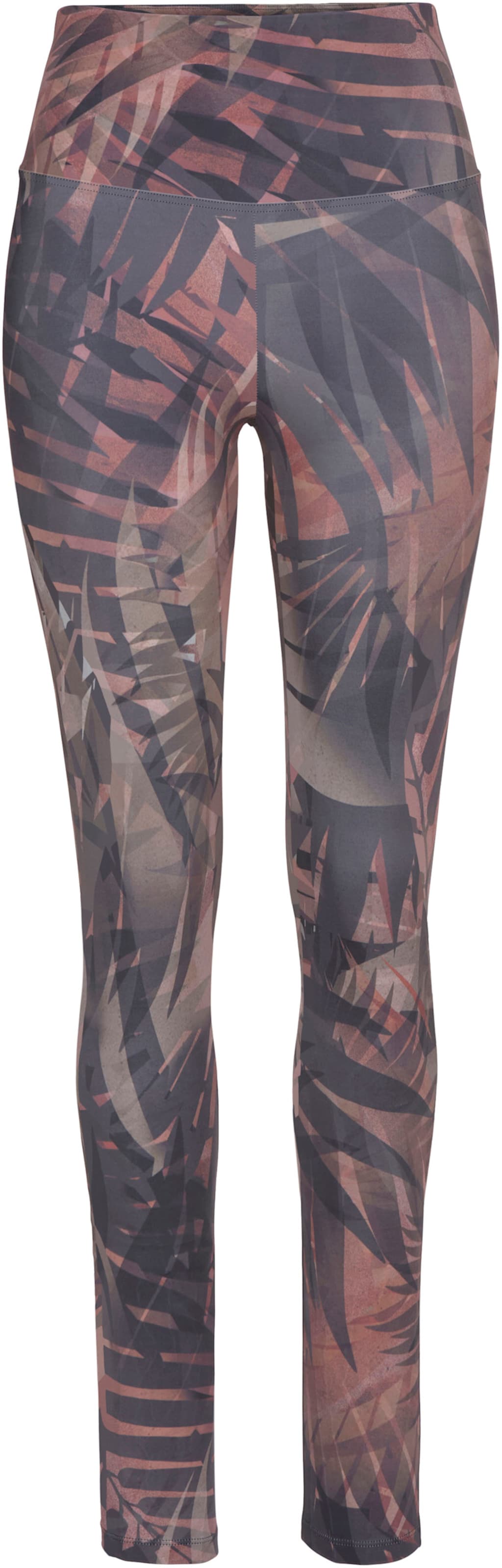 Leggings in gemustert-braun-beige-grau von LASCANA ACTIVE