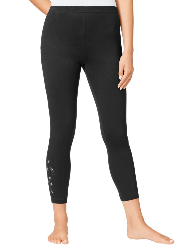 Leggings in schwarz + pflaume von feel good