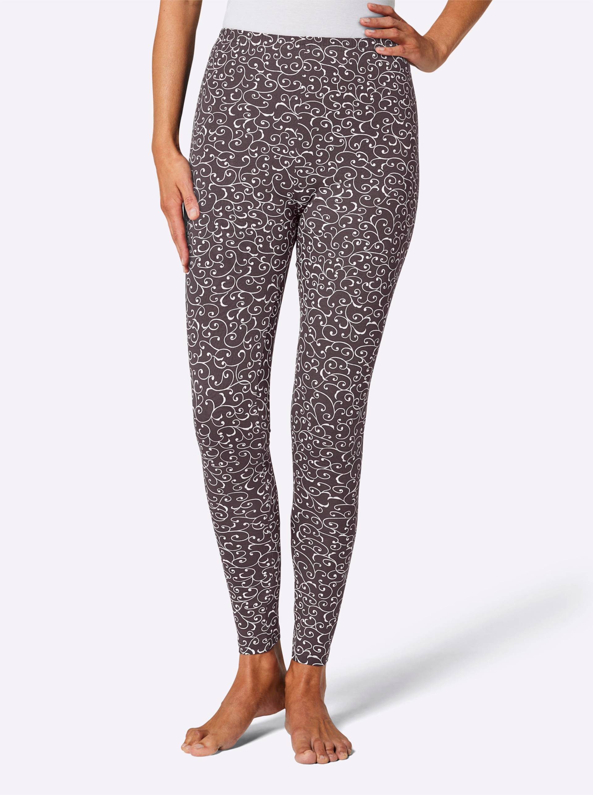 Leggings in taupe von heine