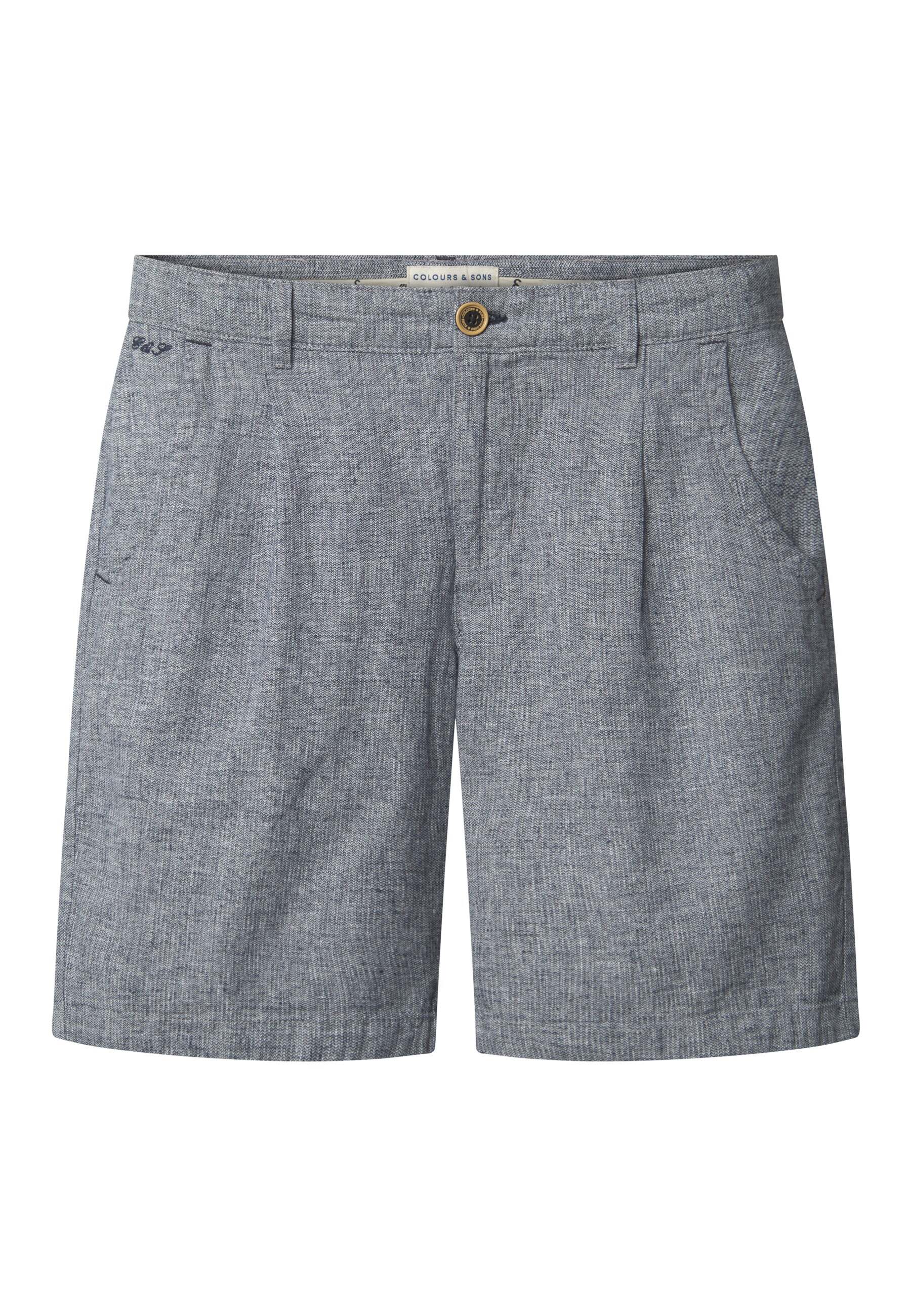 Leinenhose »Colours&Sons Shorts Linen Blend Check«