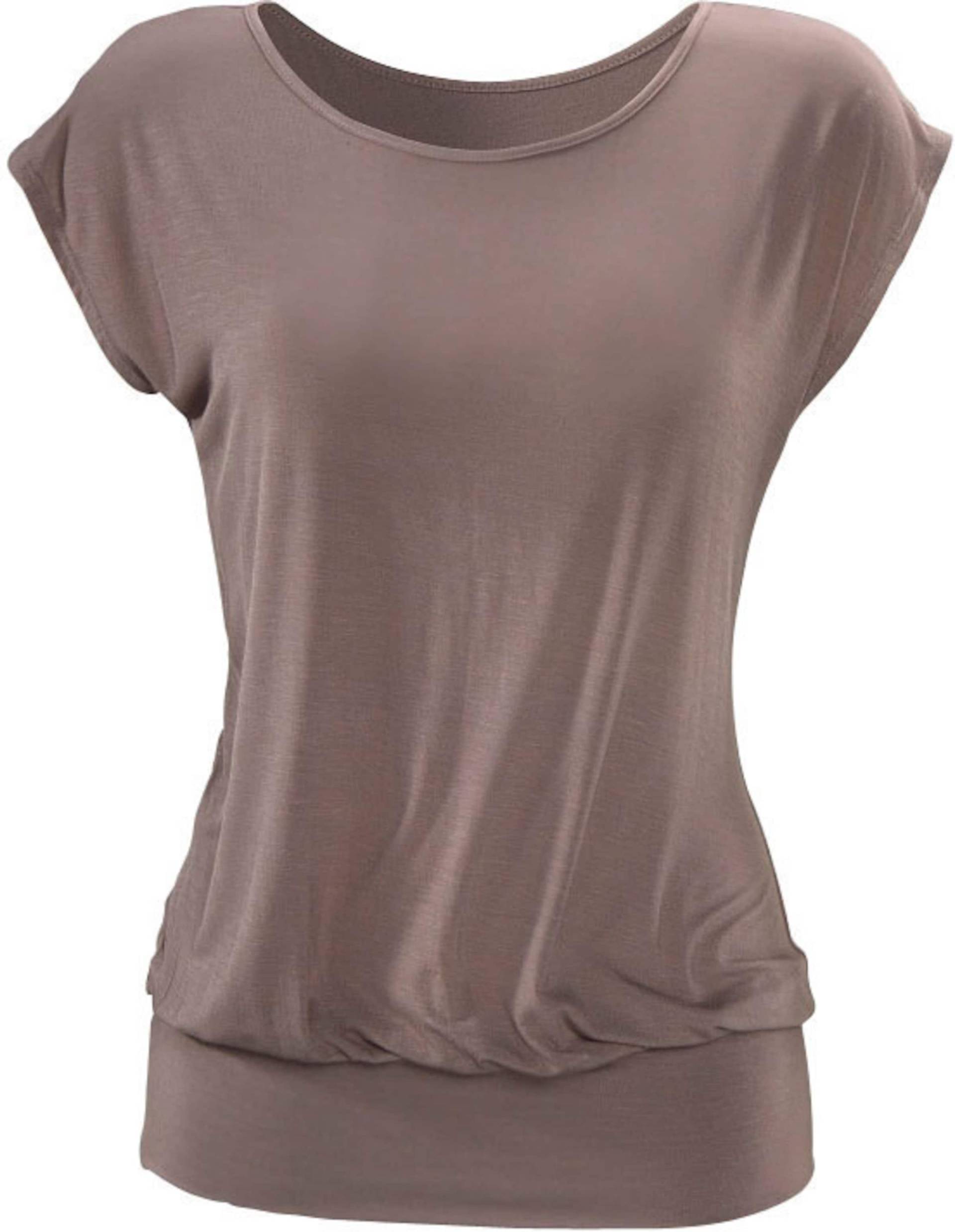 Longshirt in taupe von LASCANA