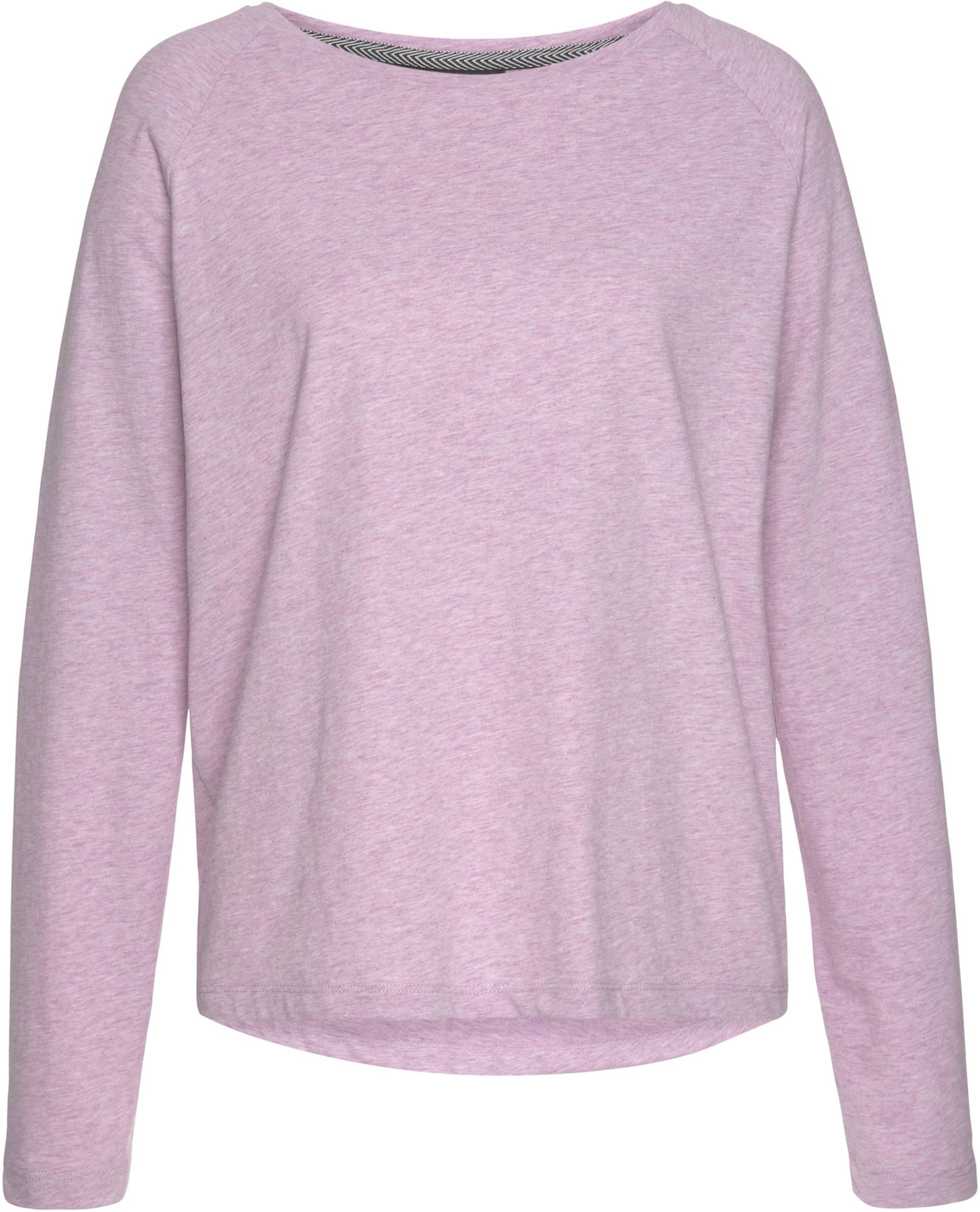 Longsleeve in lila meliert von Elbsand