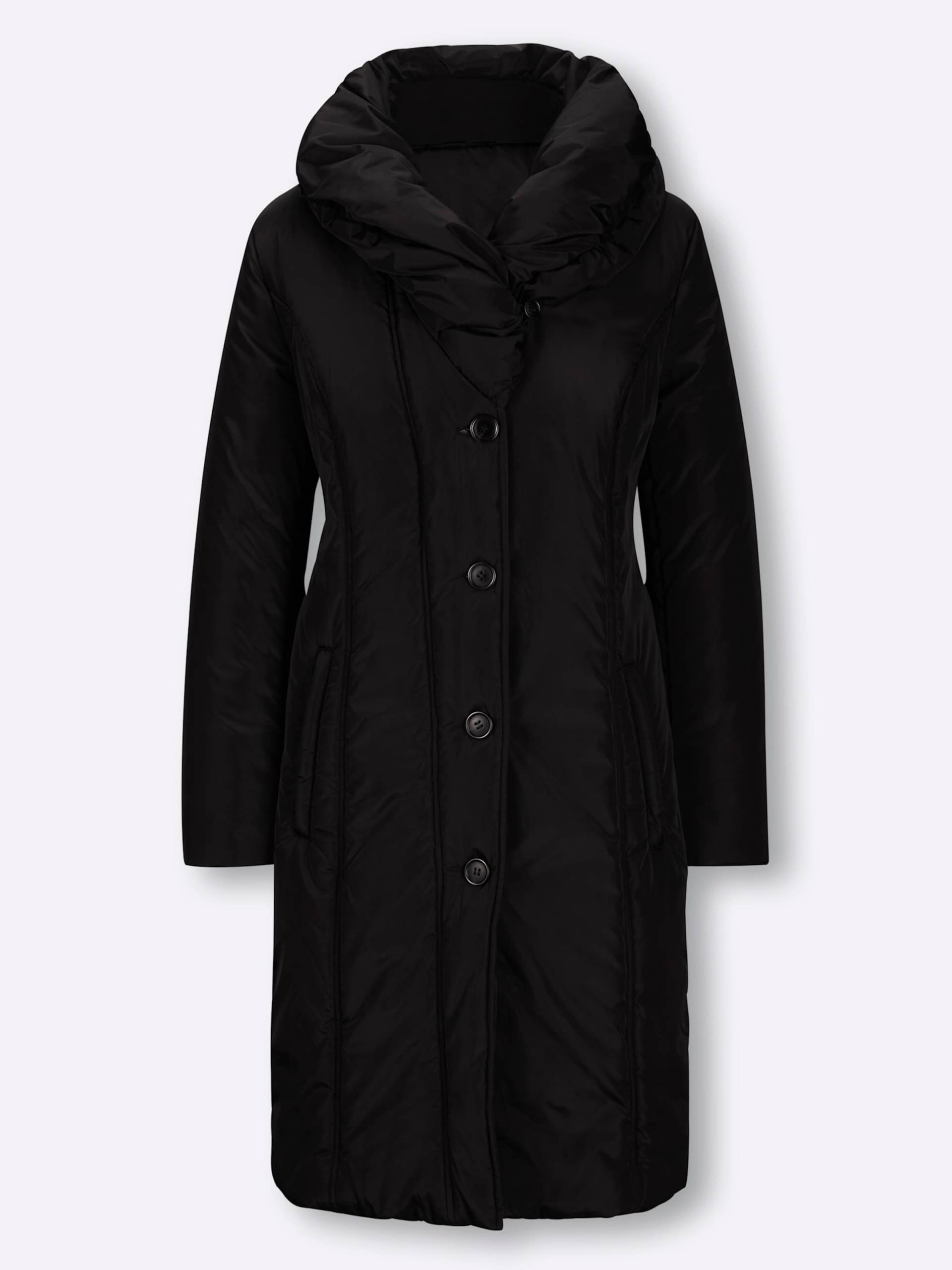 Mantel in schwarz von heine