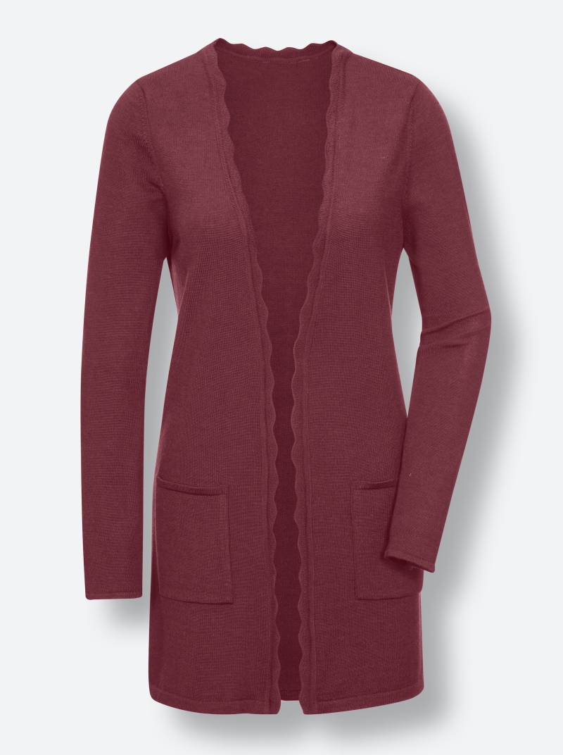Longstrickjacke