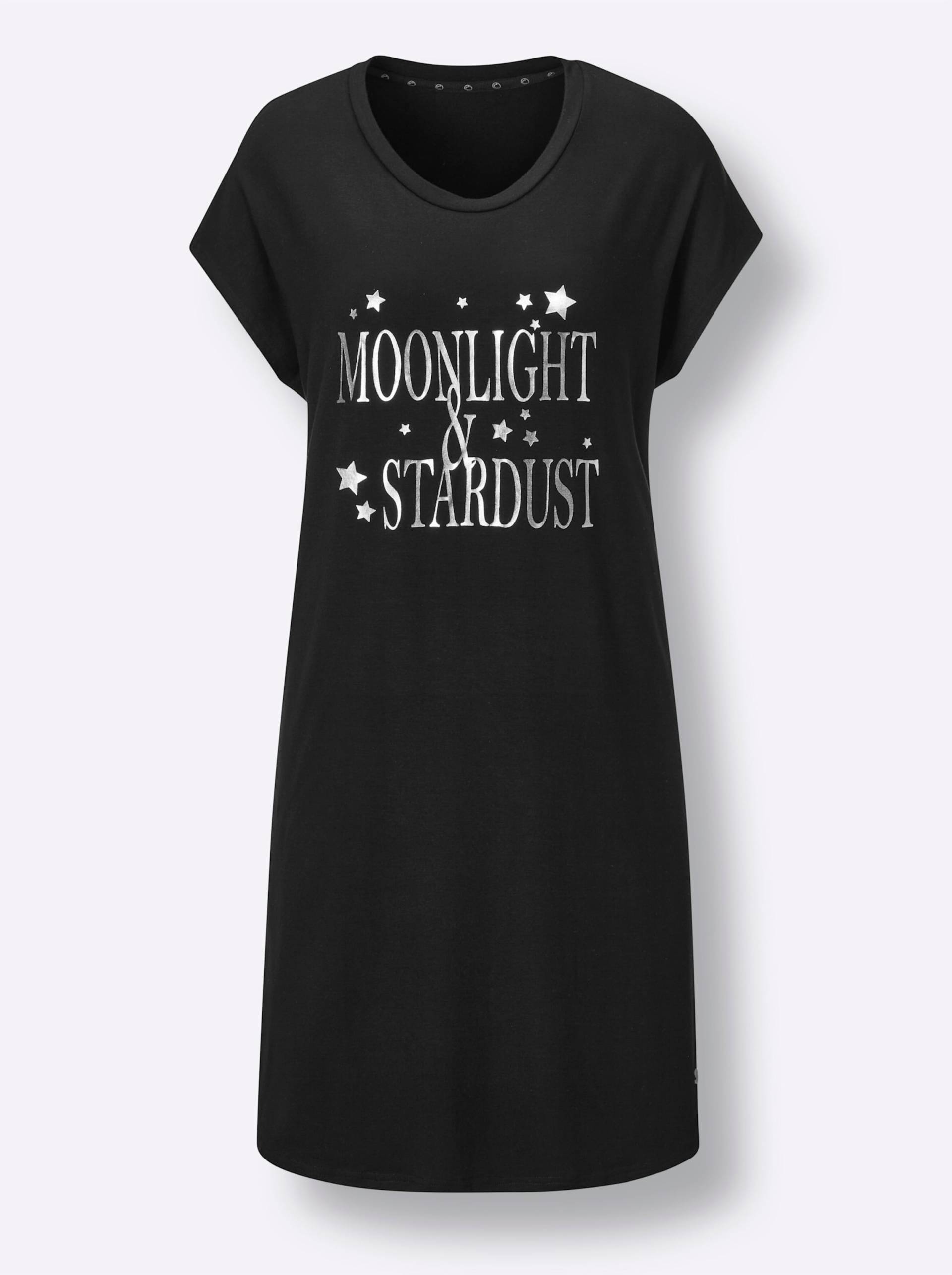 Modal-Sleepshirt in schwarz von CREATION L PREMIUM