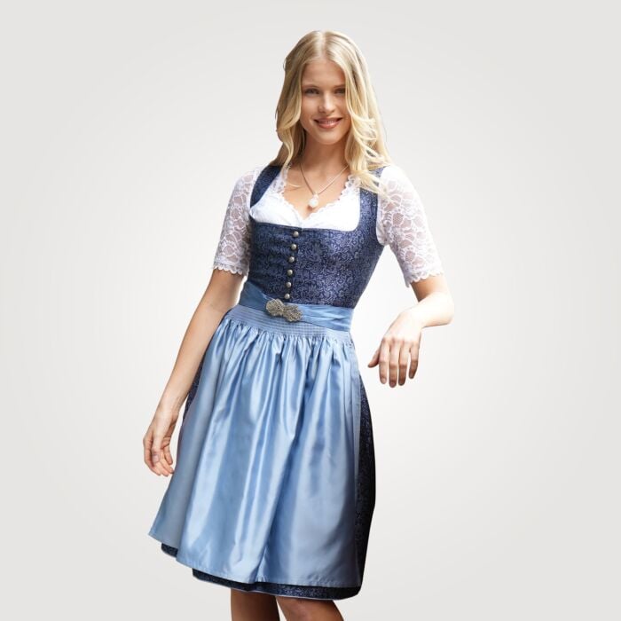 Oktoberfest mit unserem bezaubernden Dirndl, blau, 36