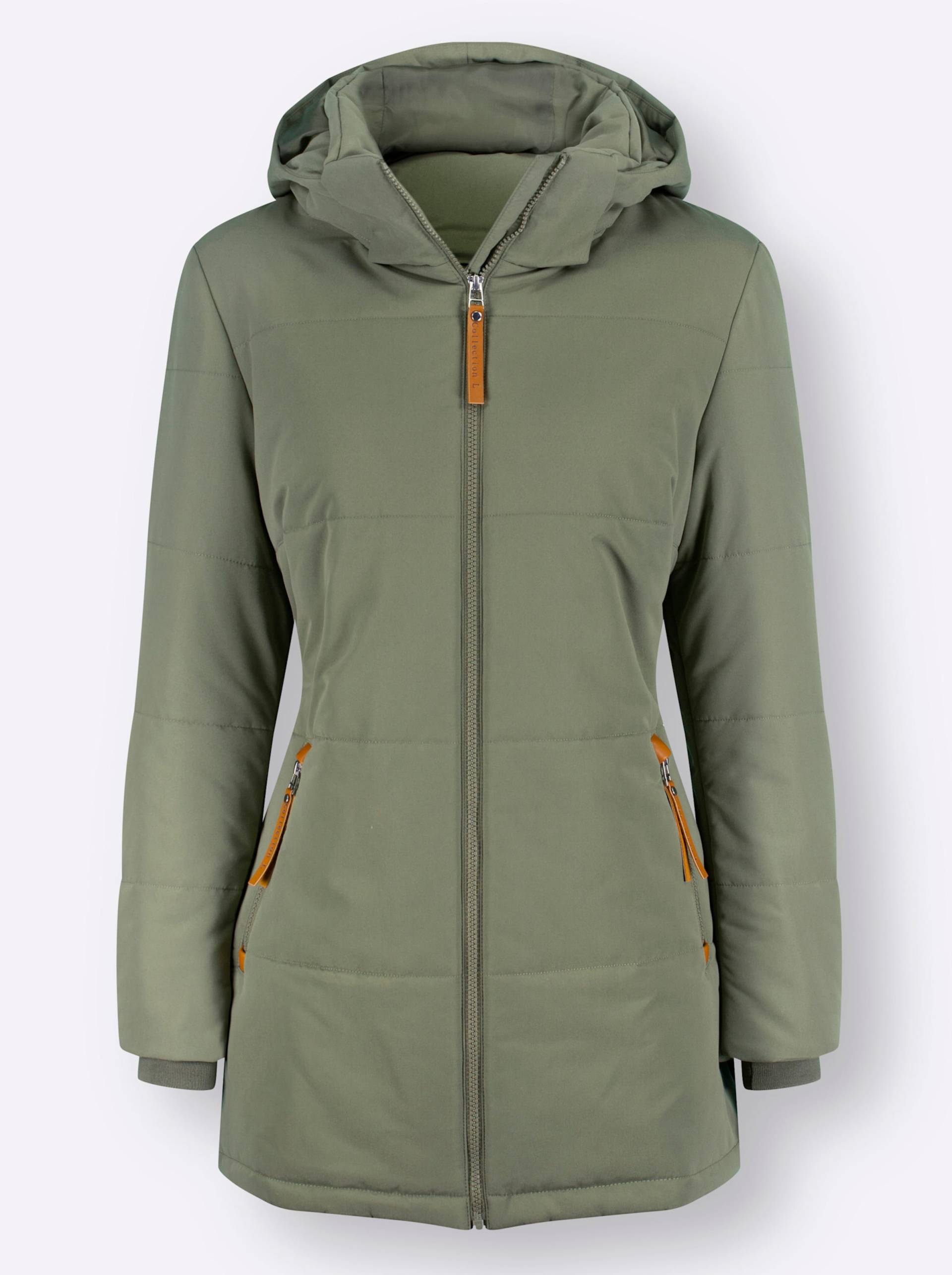 Outdoorjacke in khaki von heine