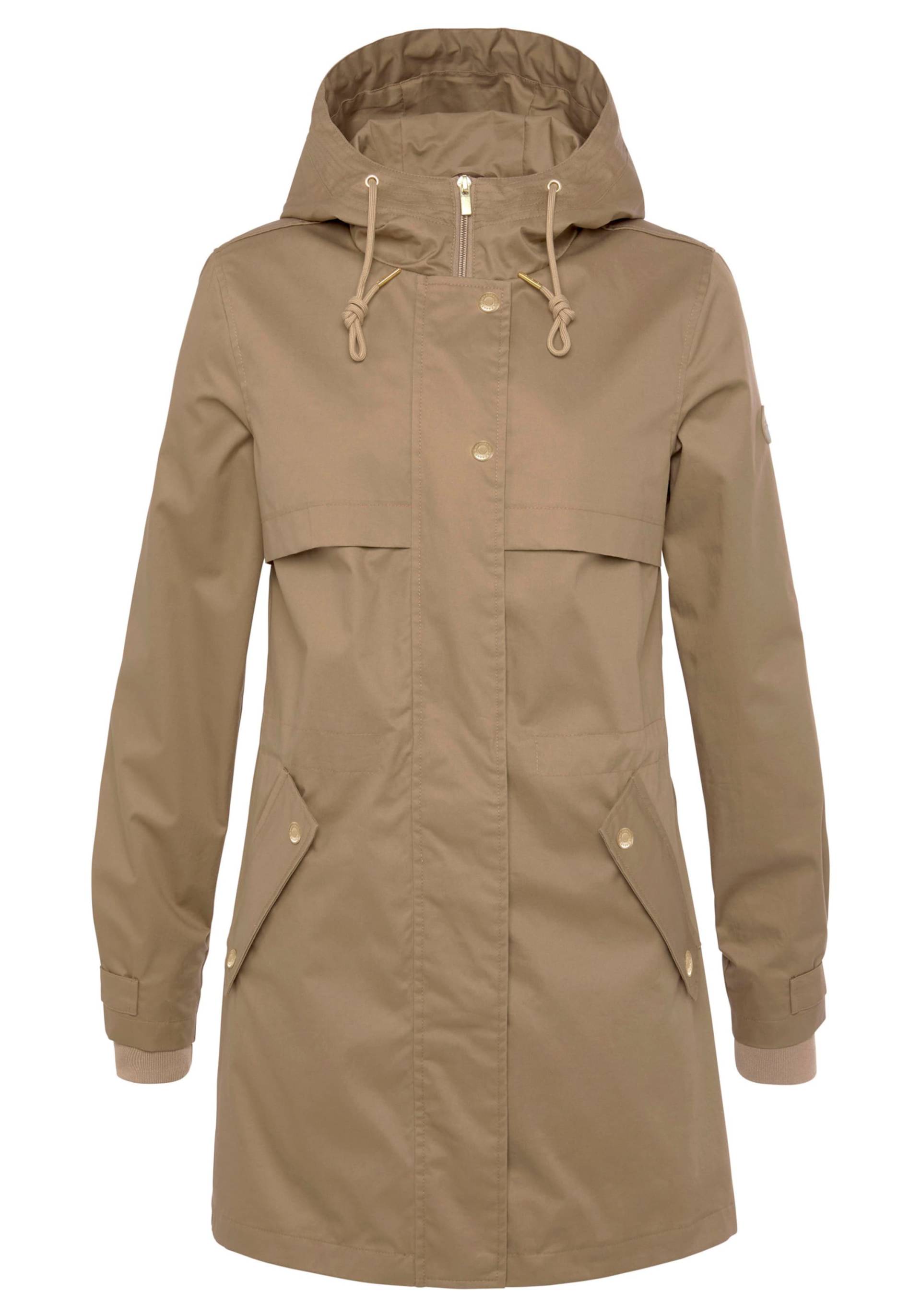 Outdoorjacke in khaki von heine