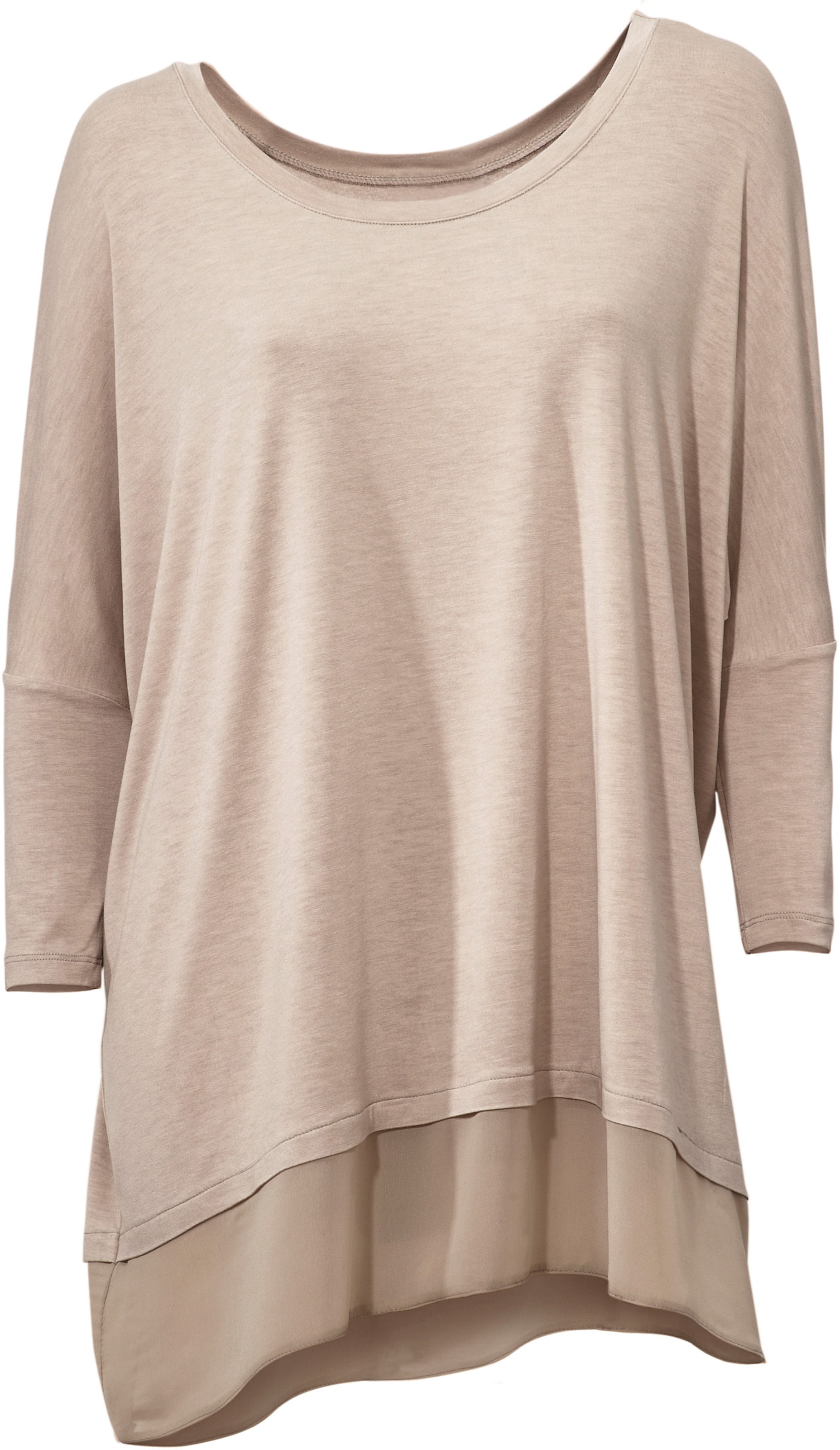 Oversized Shirt in puder von heine