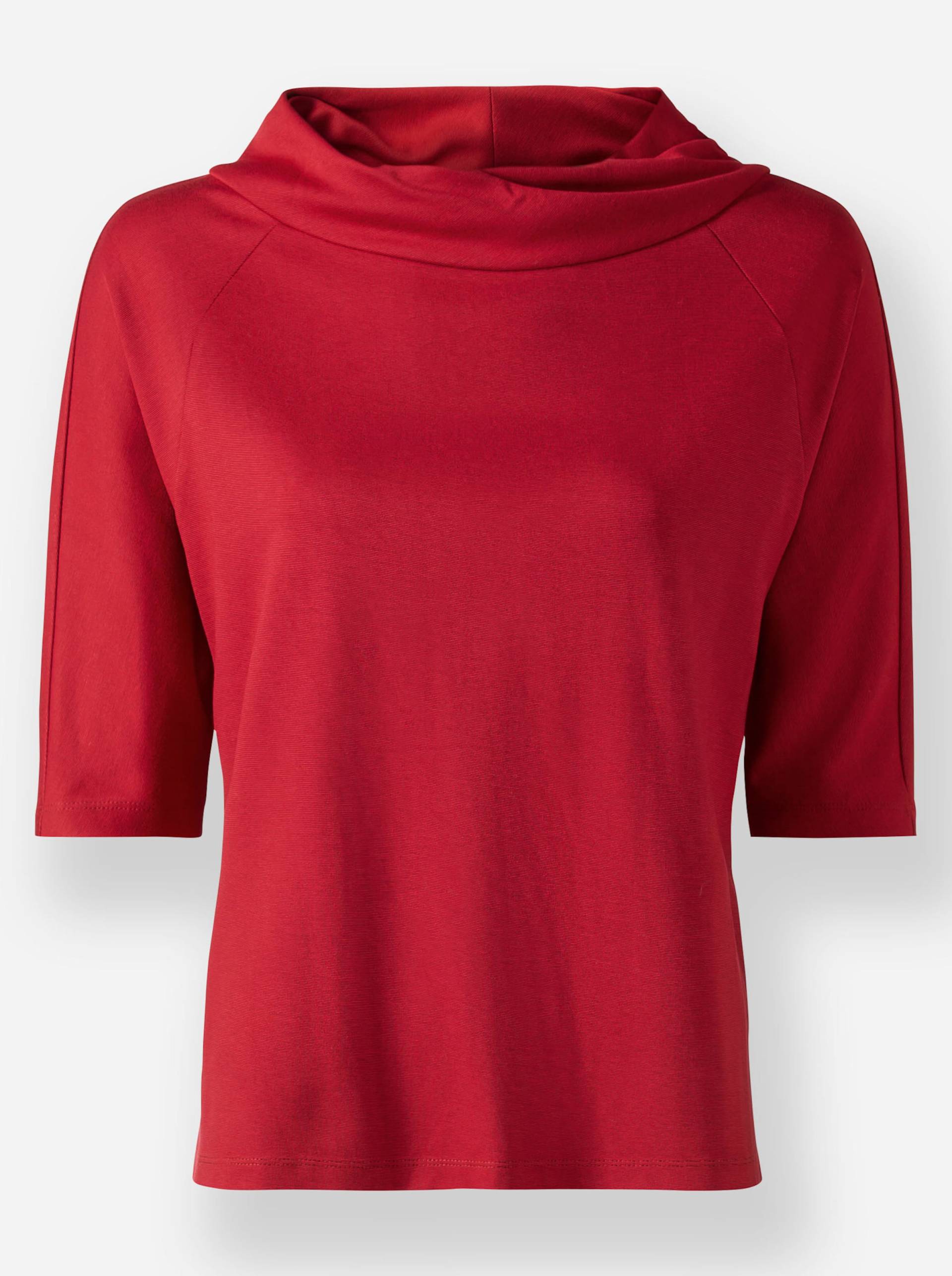 Oversized Shirt in rot von heine