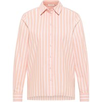 Oxford Shirt Bluse in mandarine gestreift von ETERNA Mode GmbH